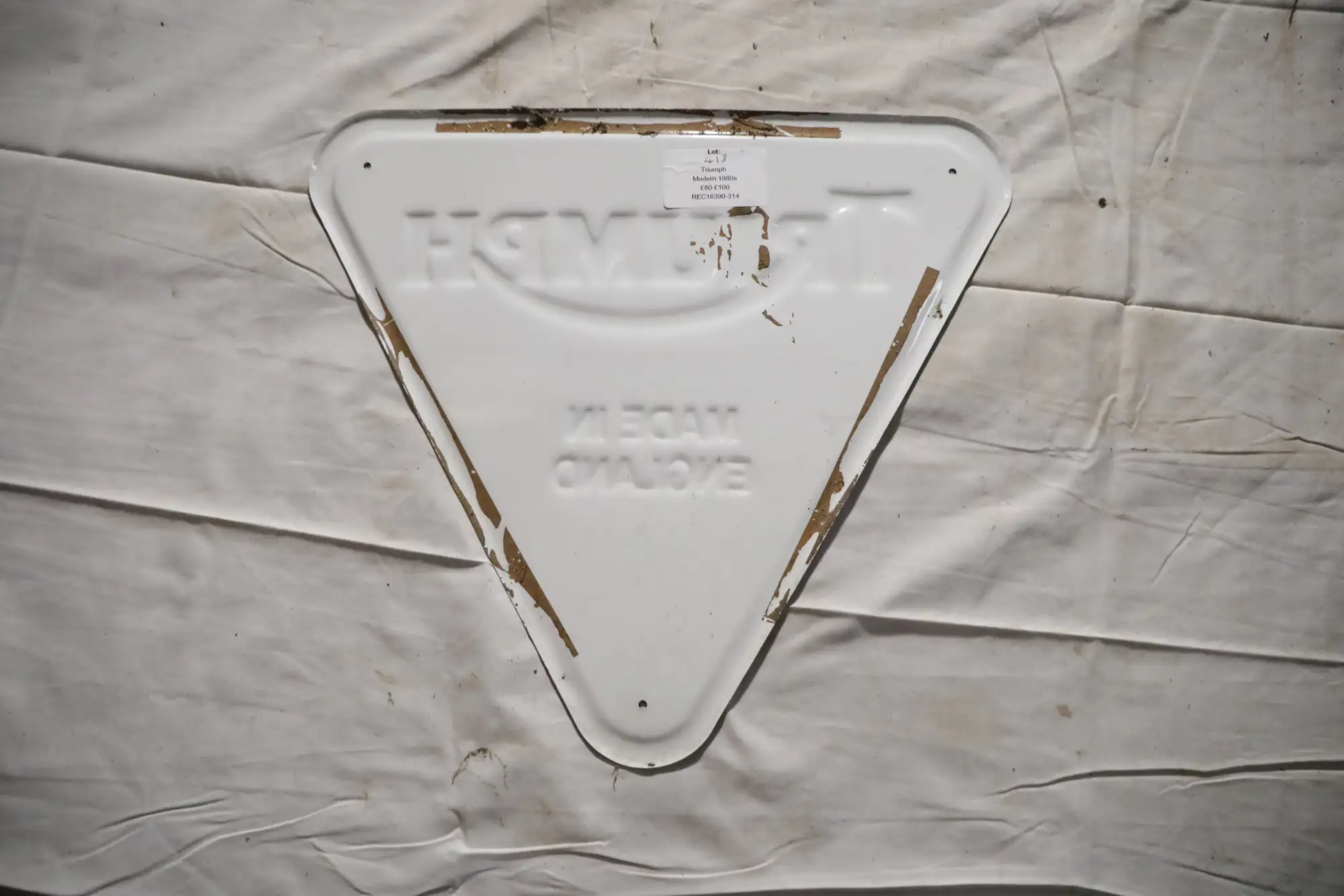 Triumph Tin Sign-For Sale