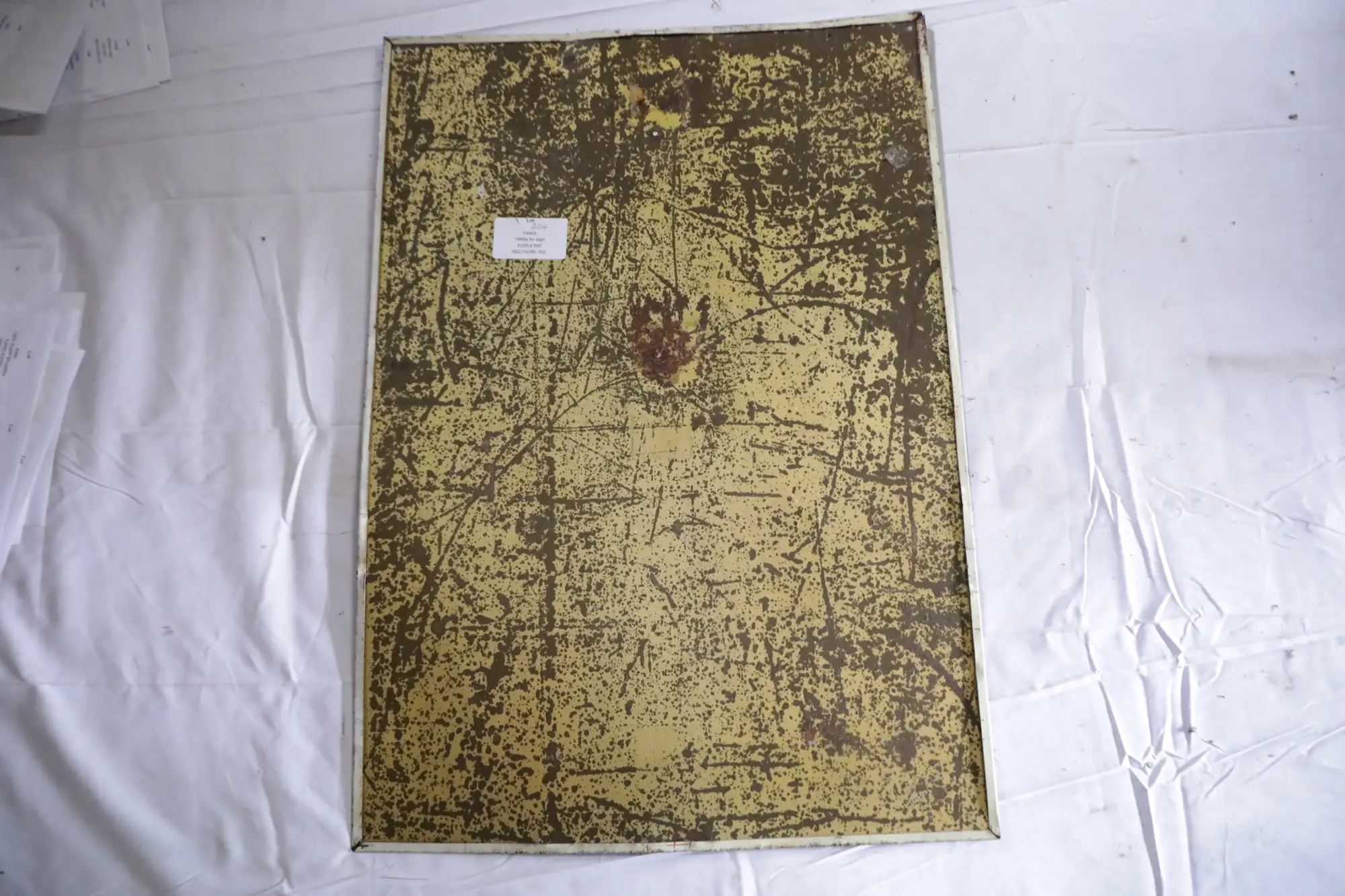 1960s Vespa Tin Sign -For Sale