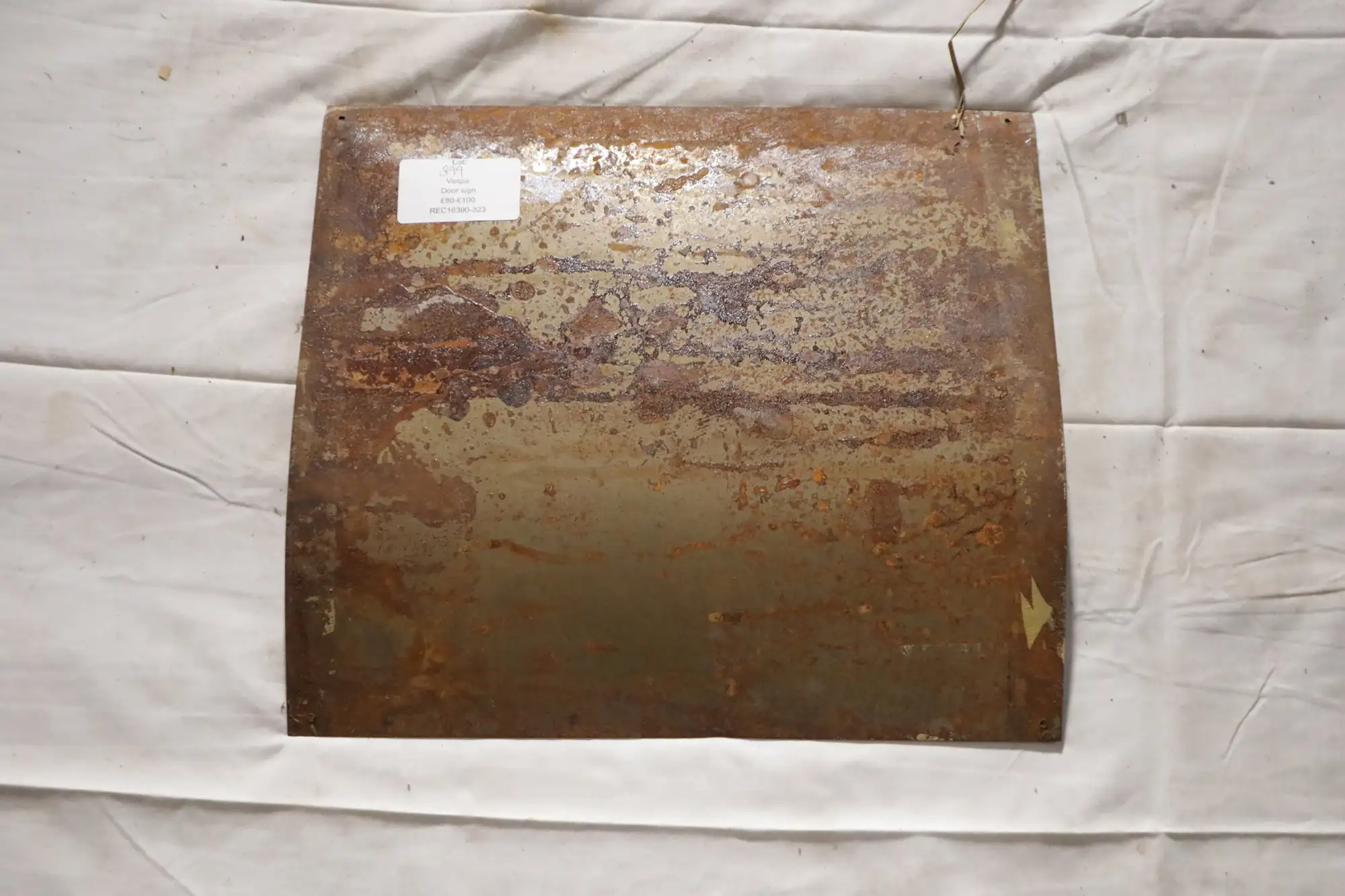 Vespa Sales and Service Tin Sign-For Sale