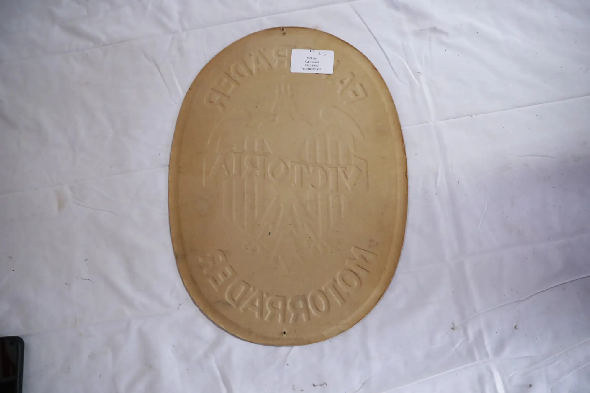 Victoria Fahrrader Motorrader Cardboard Sign-For Sale