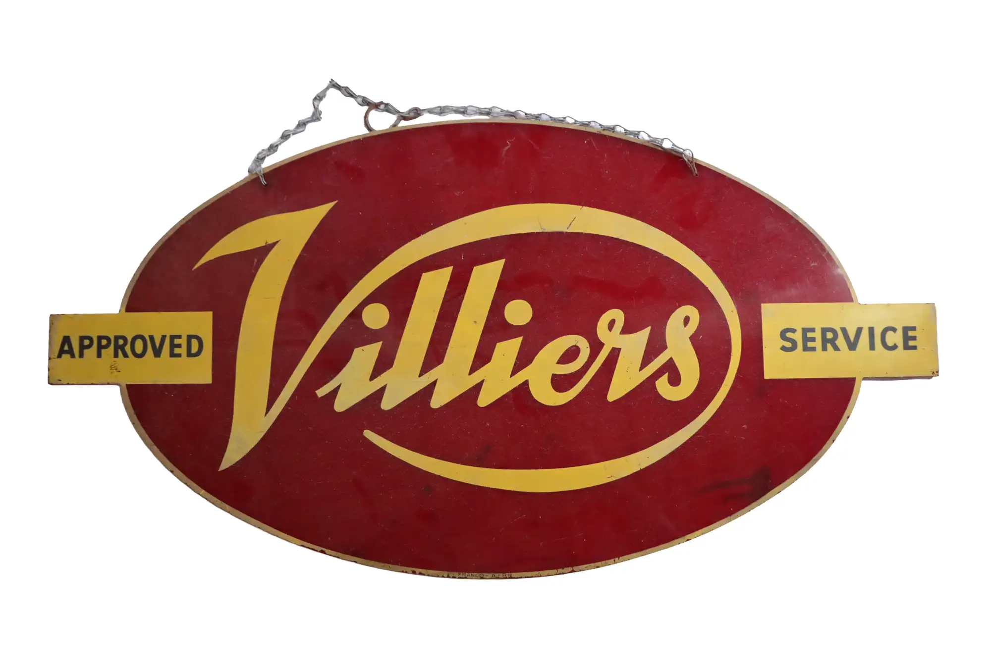 Villiers Plastic Showroom Sign-For Sale