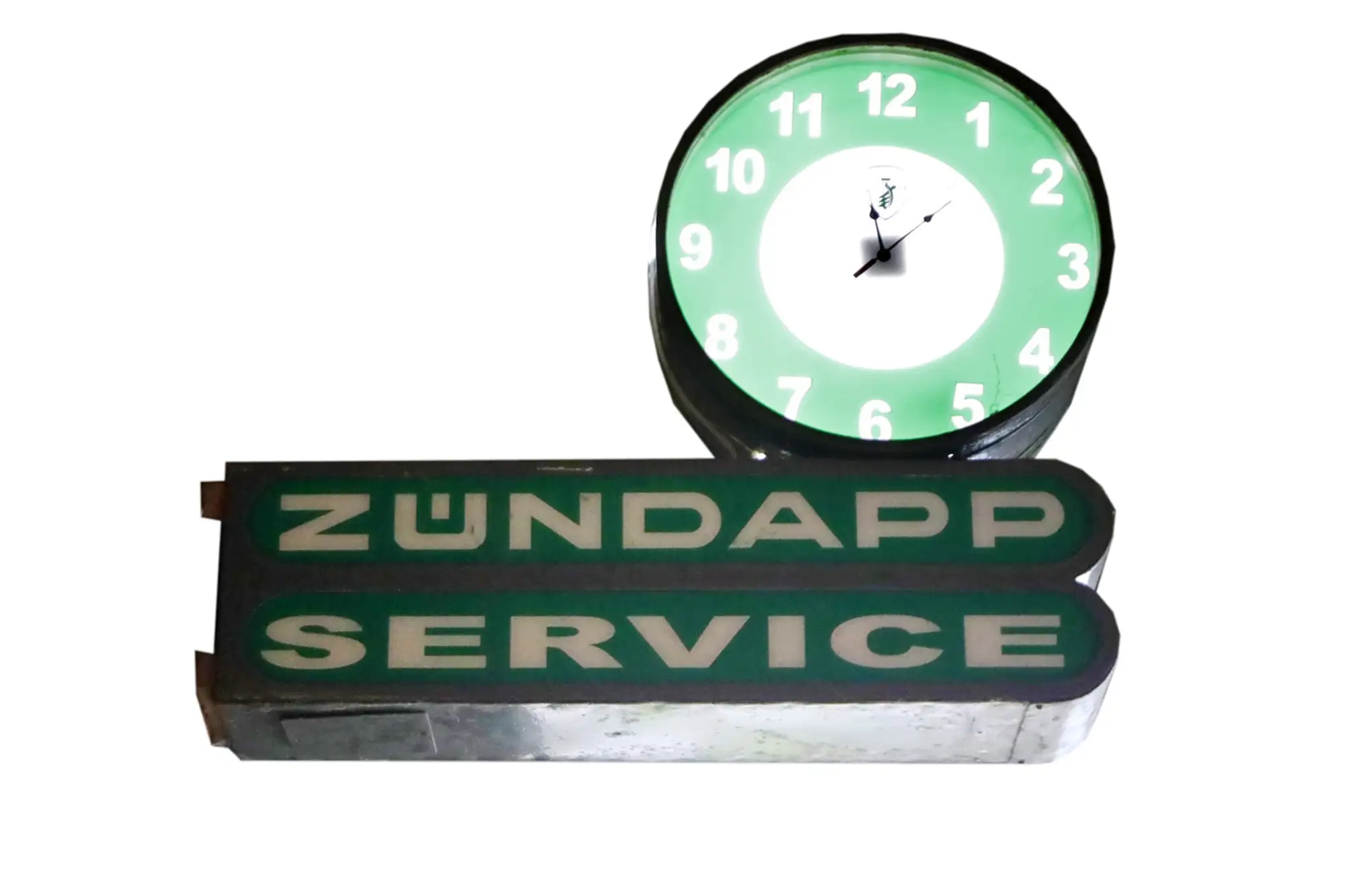 A Large and Impressive Zundapp Service Clock and Light Box S-For Sale