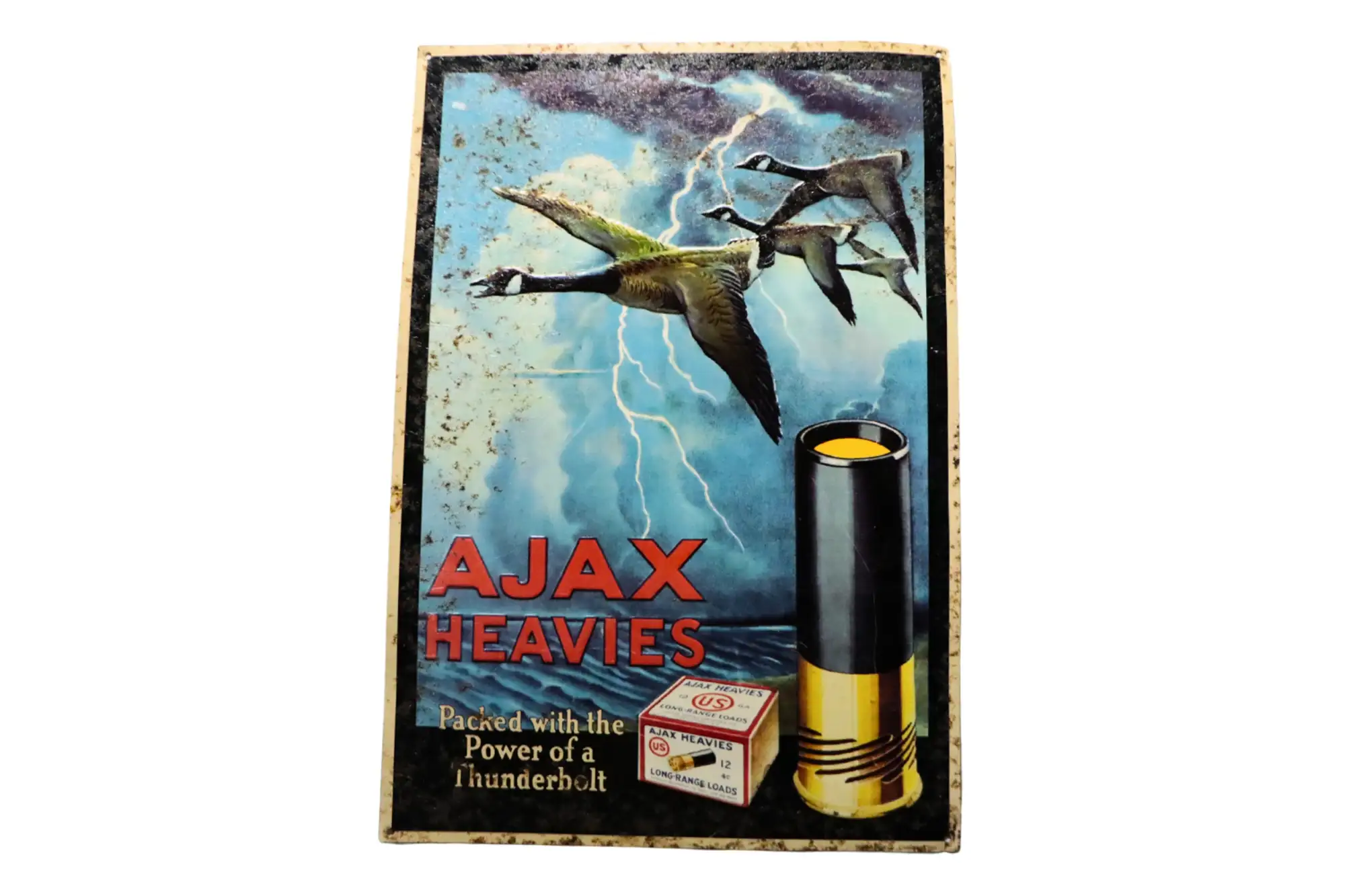 Ajax Heavies Geese Enamel Sign-For Sale