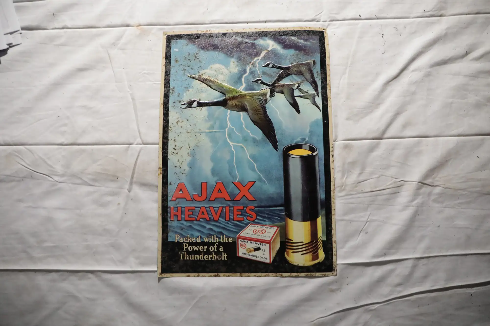 Ajax Heavies Geese Enamel Sign-For Sale