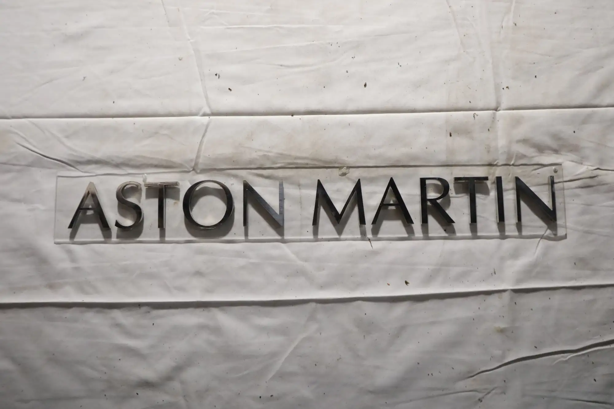 Aston Martin Perplex Sign And Metal Sign-For Sale