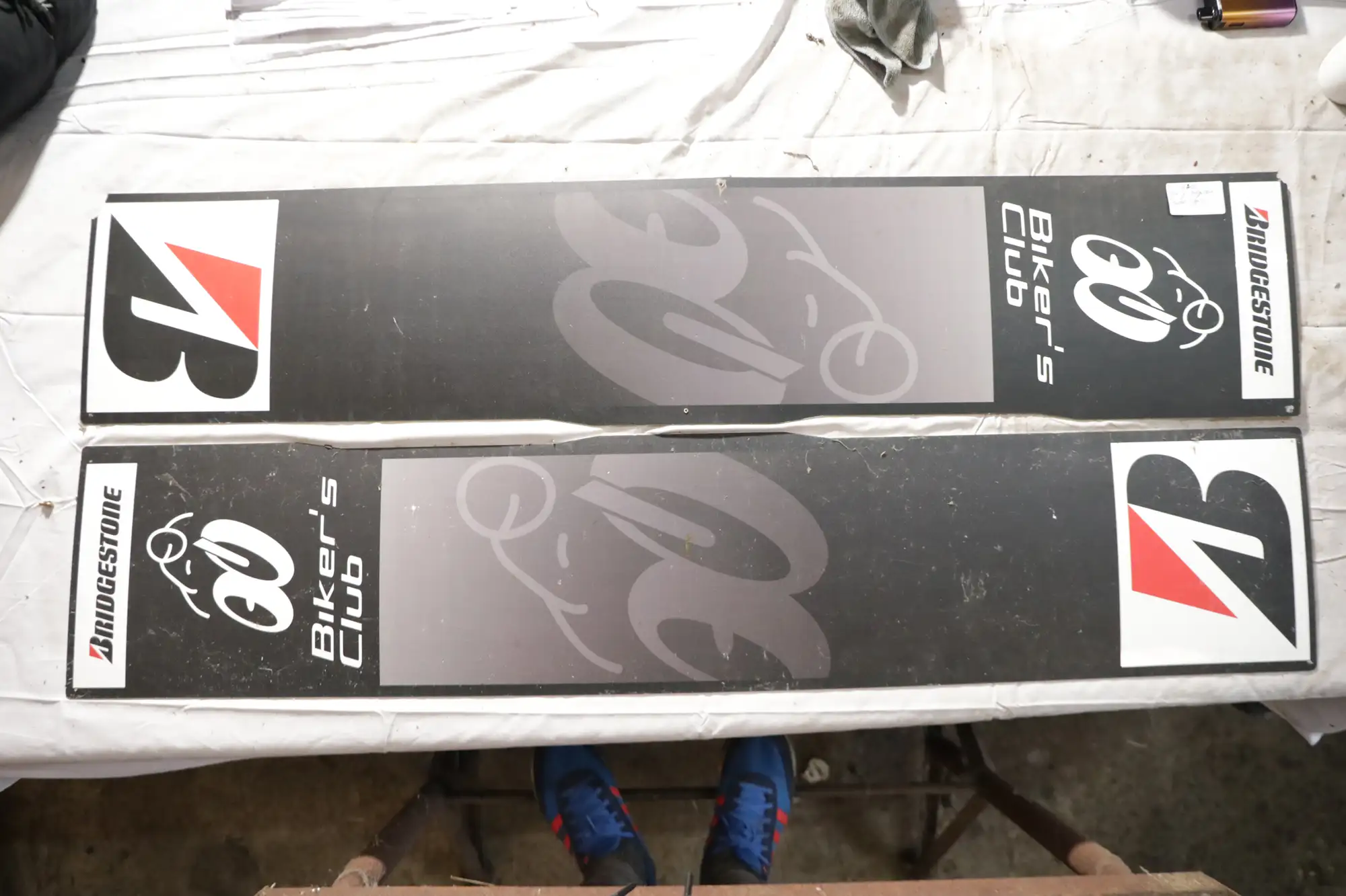 A Pair of Bridgestone Plastic Showroom Signs-For Sale