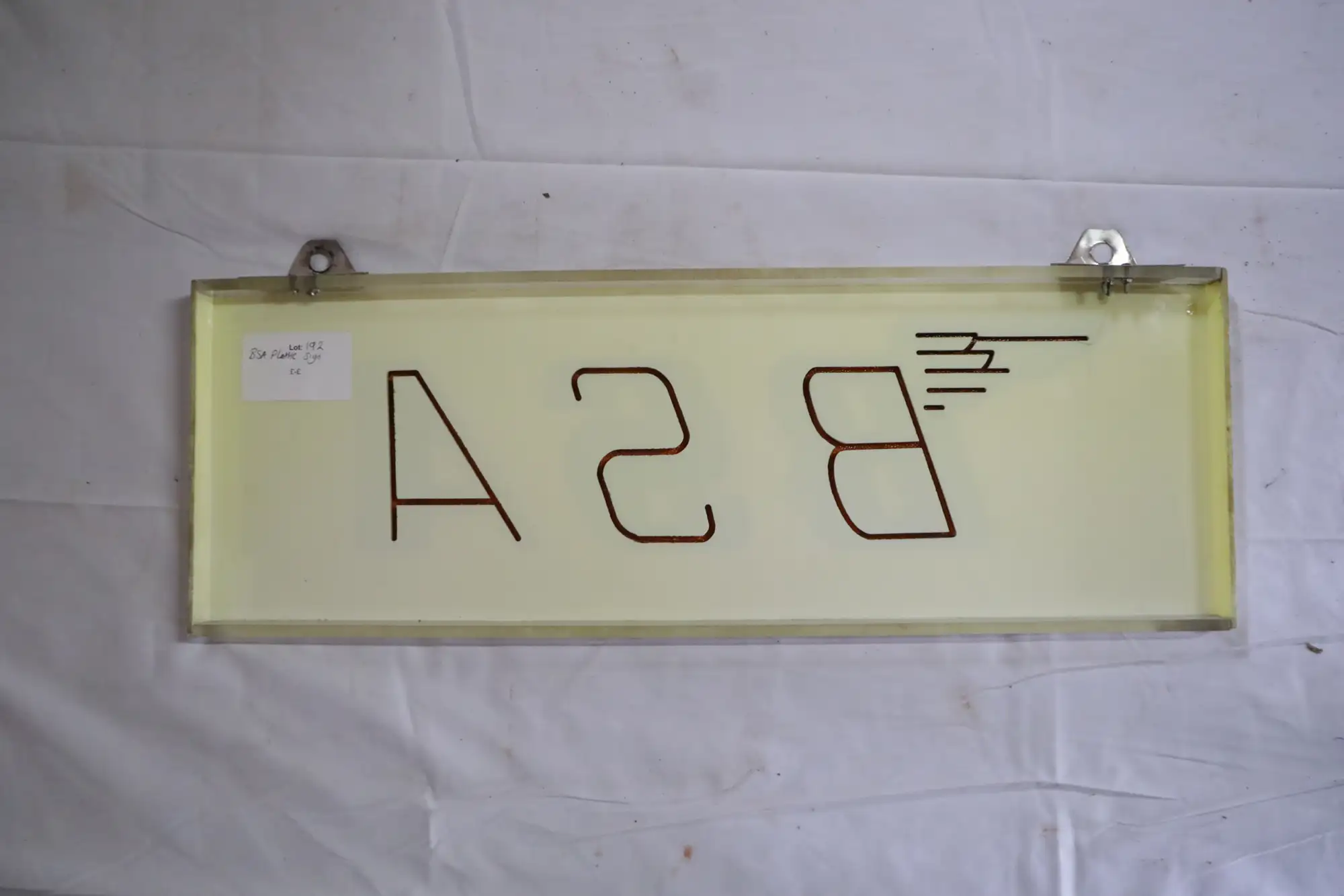 BSA Neon Showroom Sign-For Sale