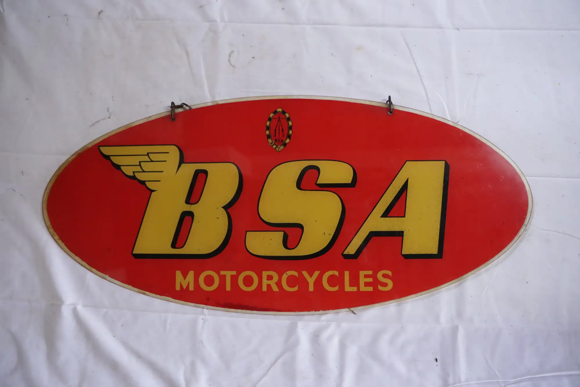 BSA Oval Plastic Showroom Sign-For Sale