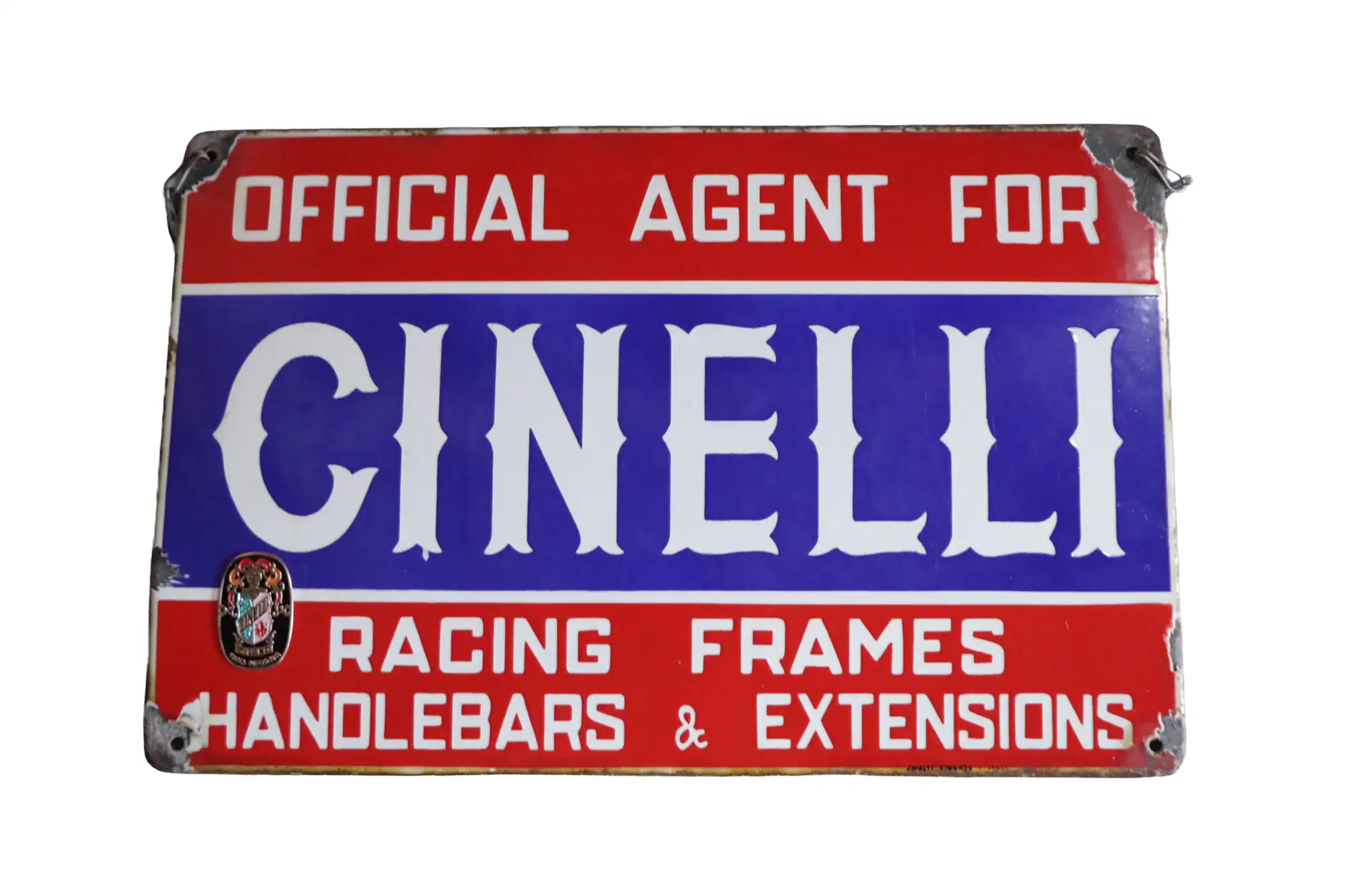 Cinelli Racing Frames Enamel Sign-For Sale