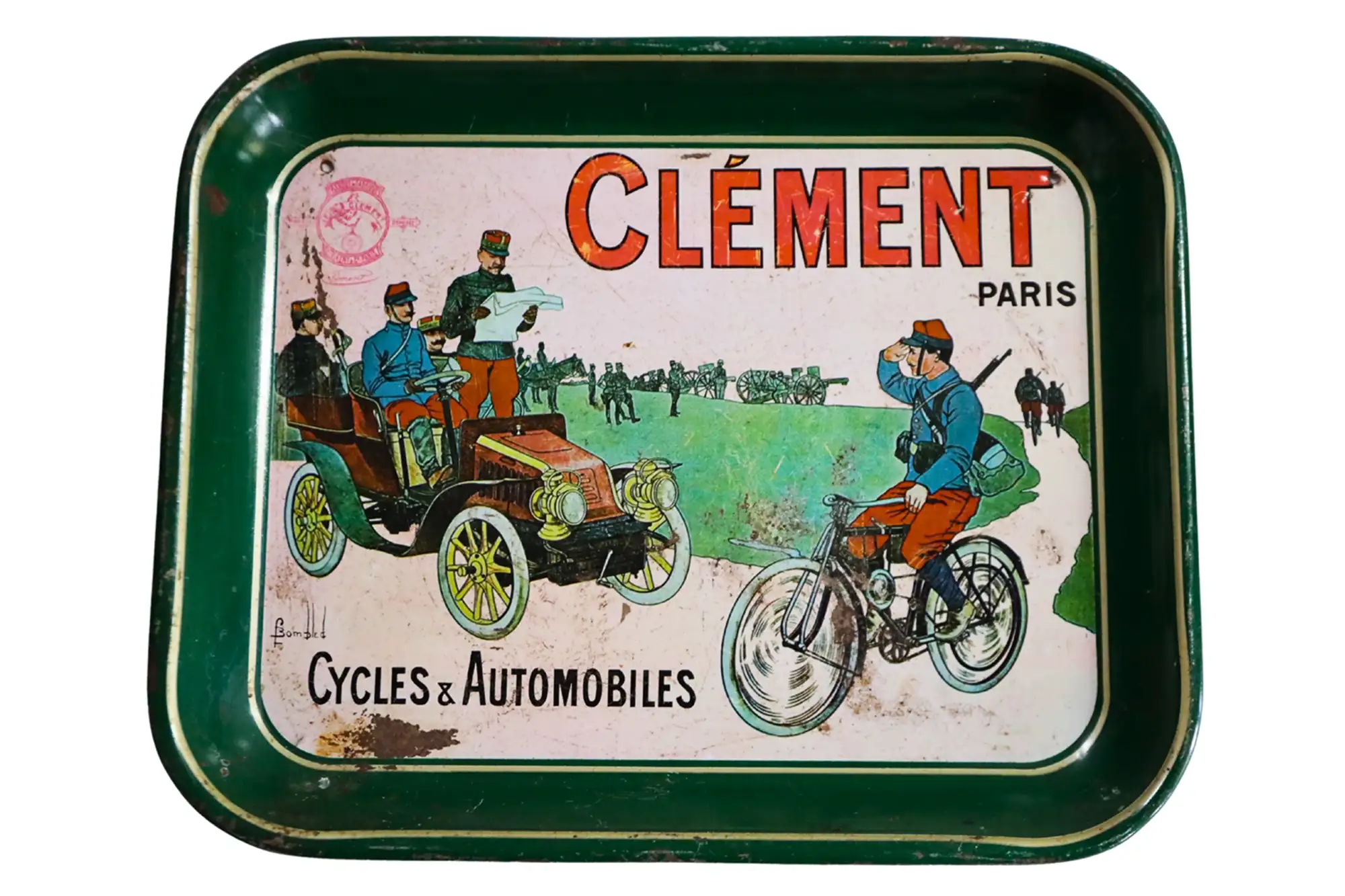 Clement Paris Cycles and Automobiles Tray-For Sale