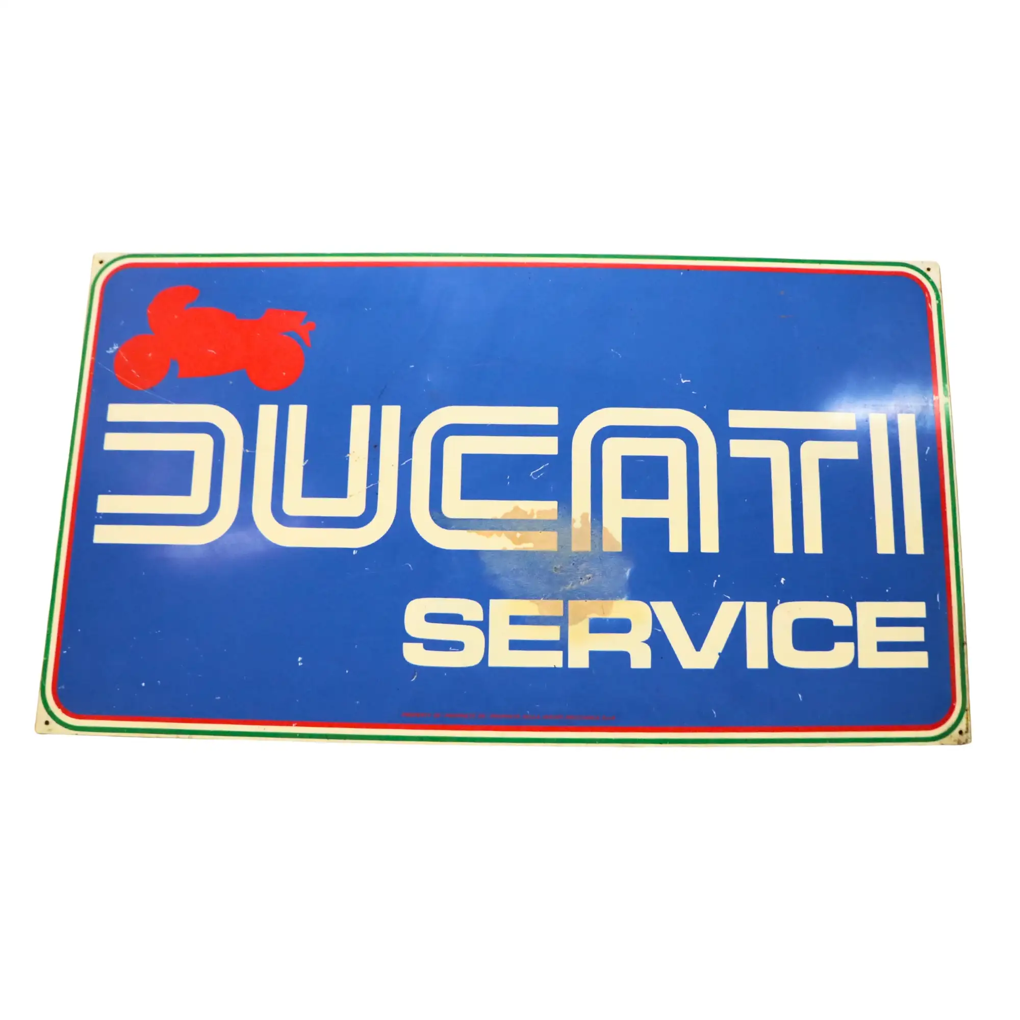 Ducati Service Plastic Sign-For Sale
