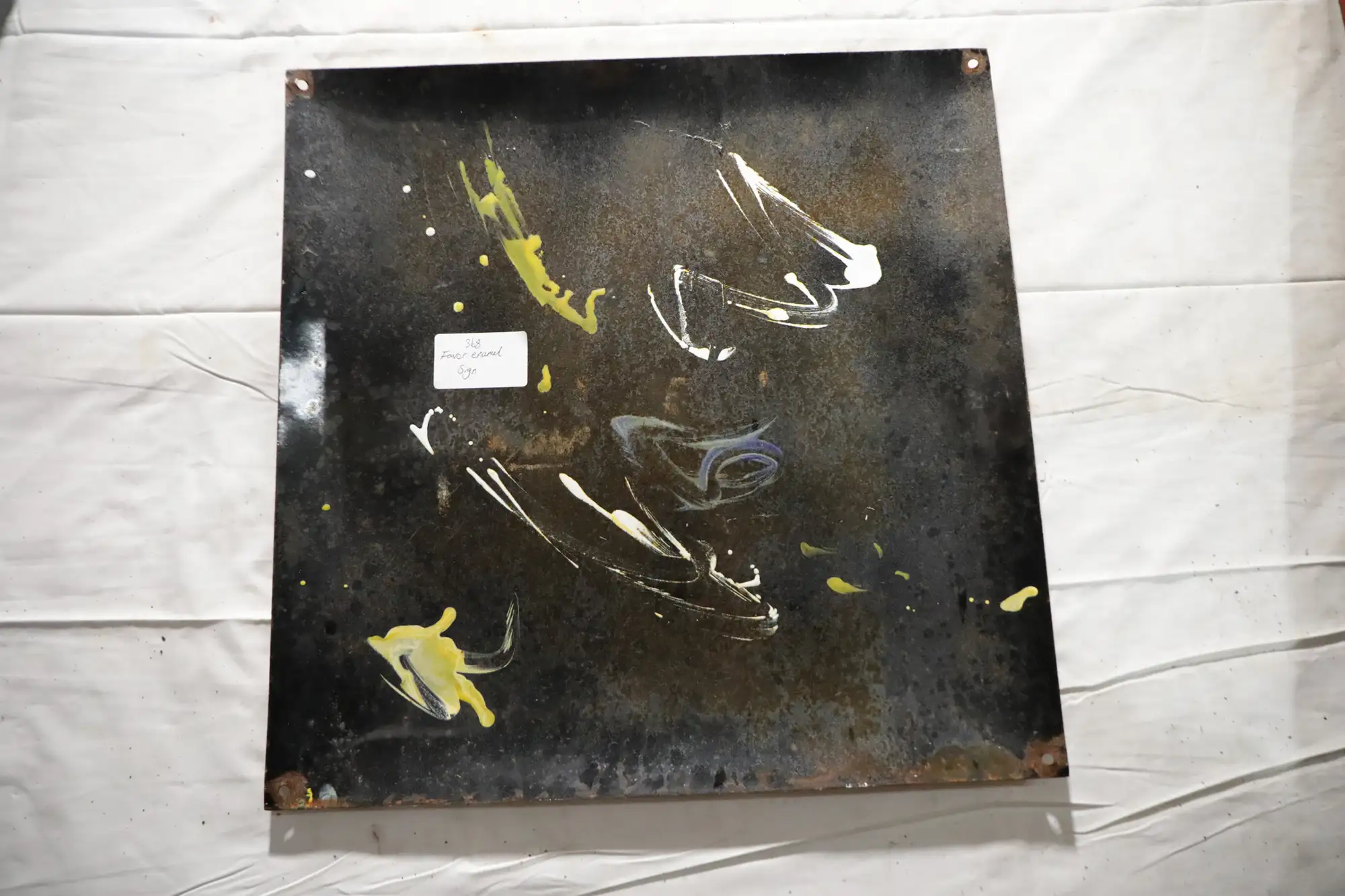 Favour Cycles & Motos Enamel Sign-For Sale