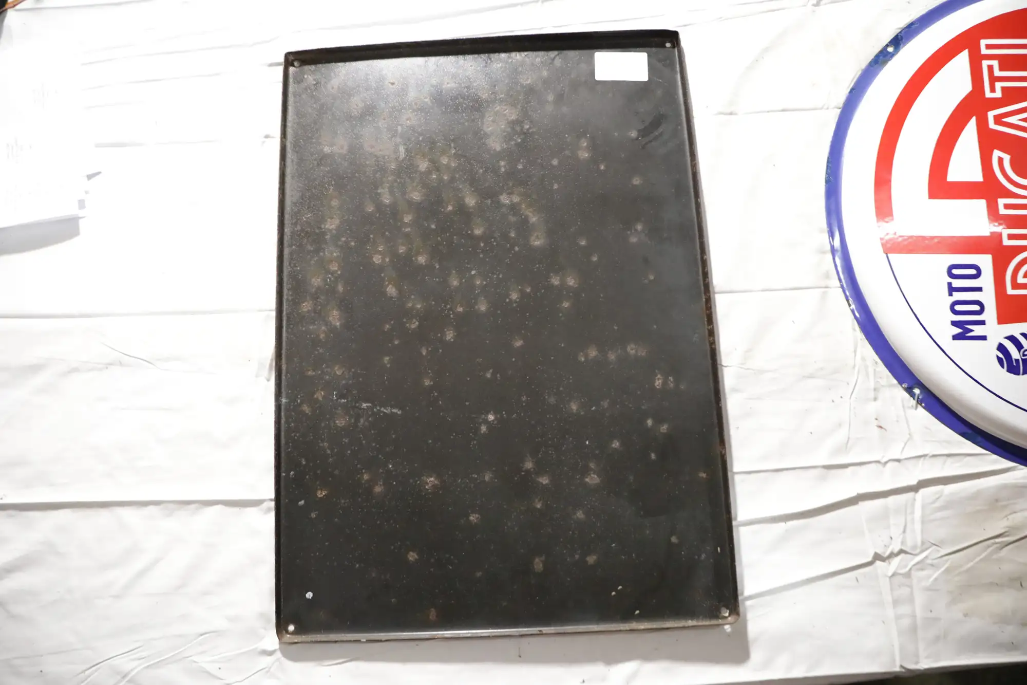 Gilera Moto Servizio Enamel Sign-For Sale