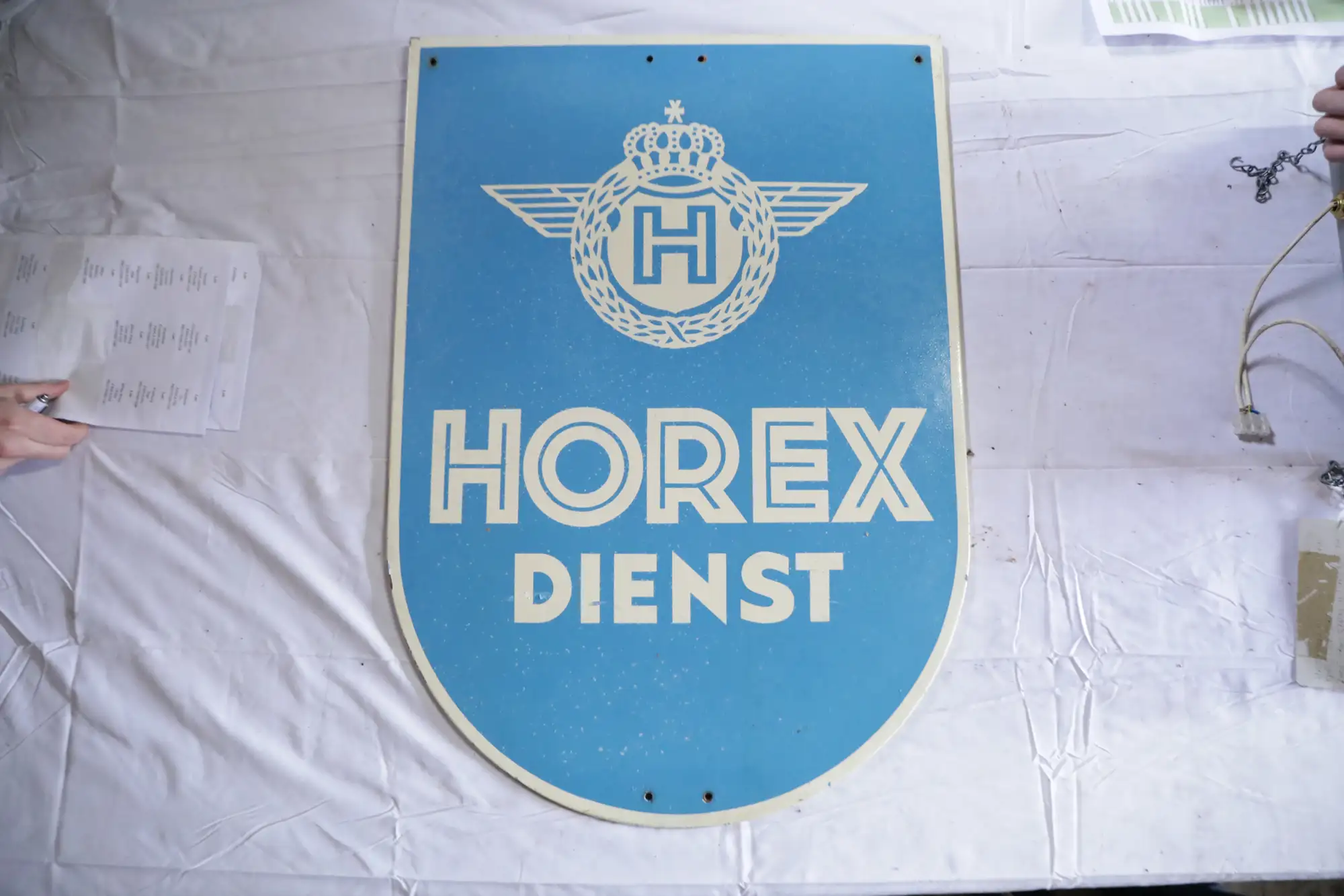 Horex Dienst Wooden Shield-For Sale