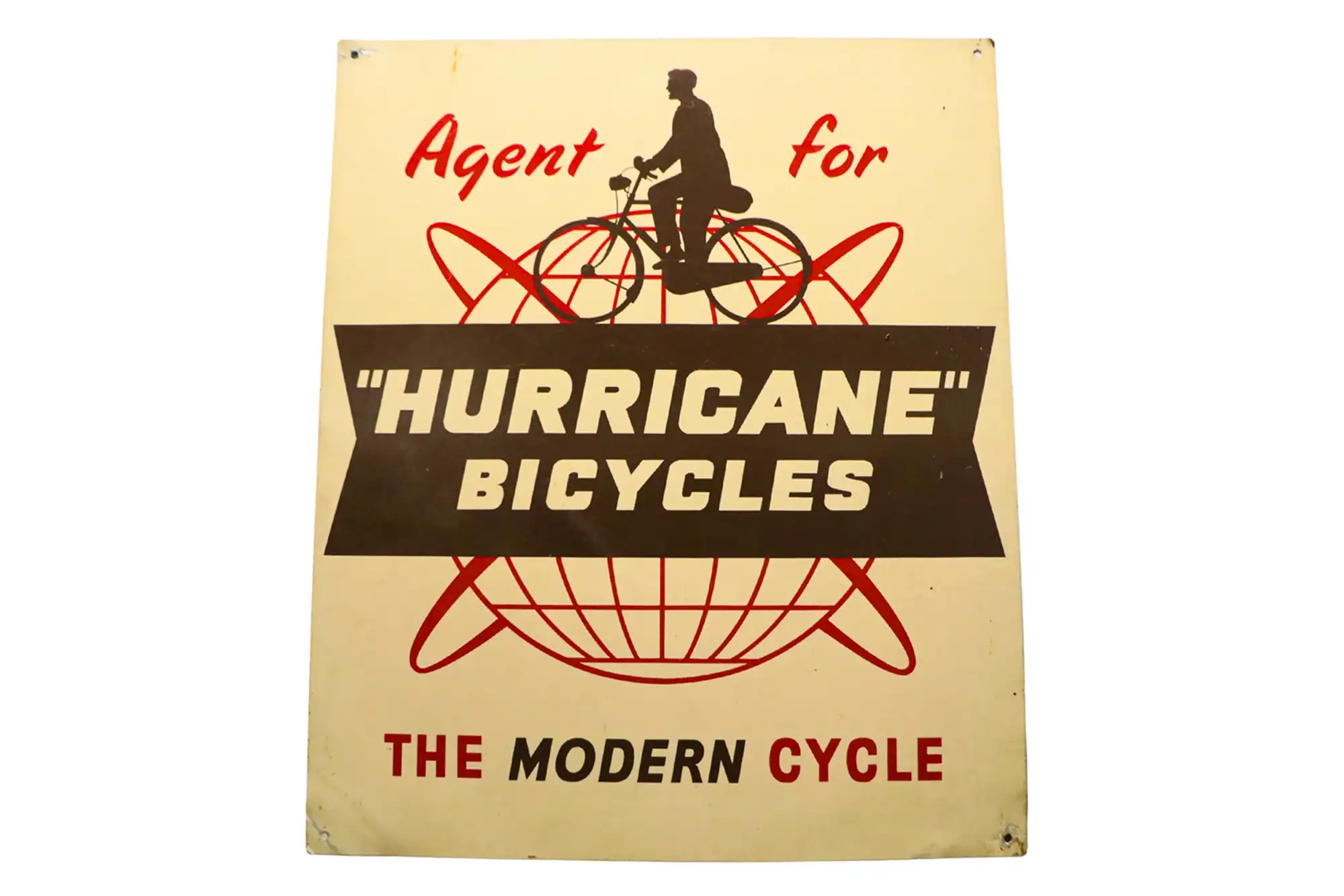 Hurricane Bicycles Tin Sign-For Sale