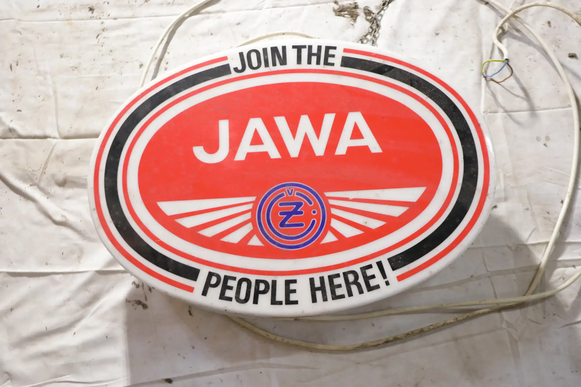 JAWA Light Box Showroom Sign-For Sale