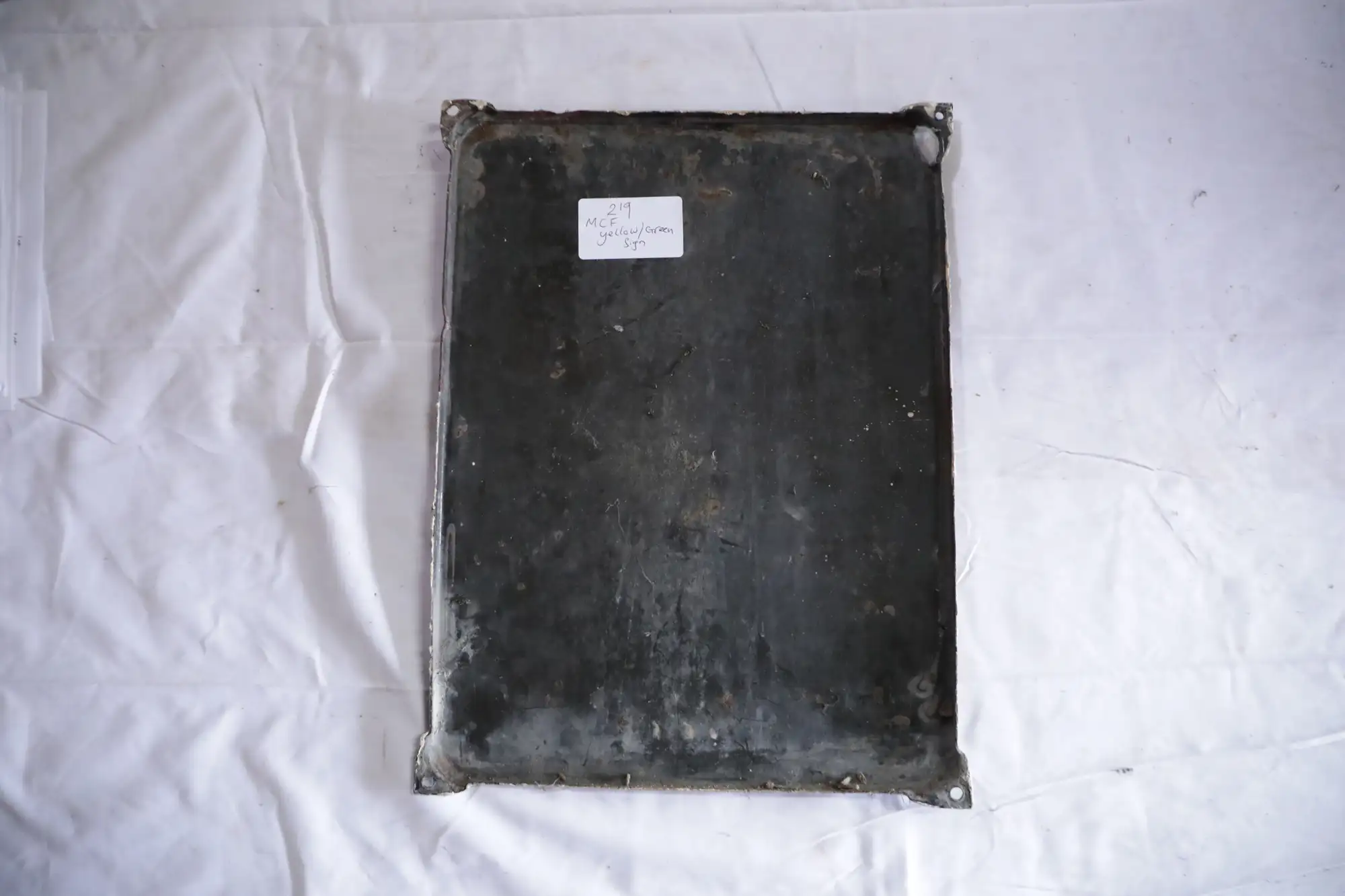 1937 MCF Recommande Enamel Sign-For Sale