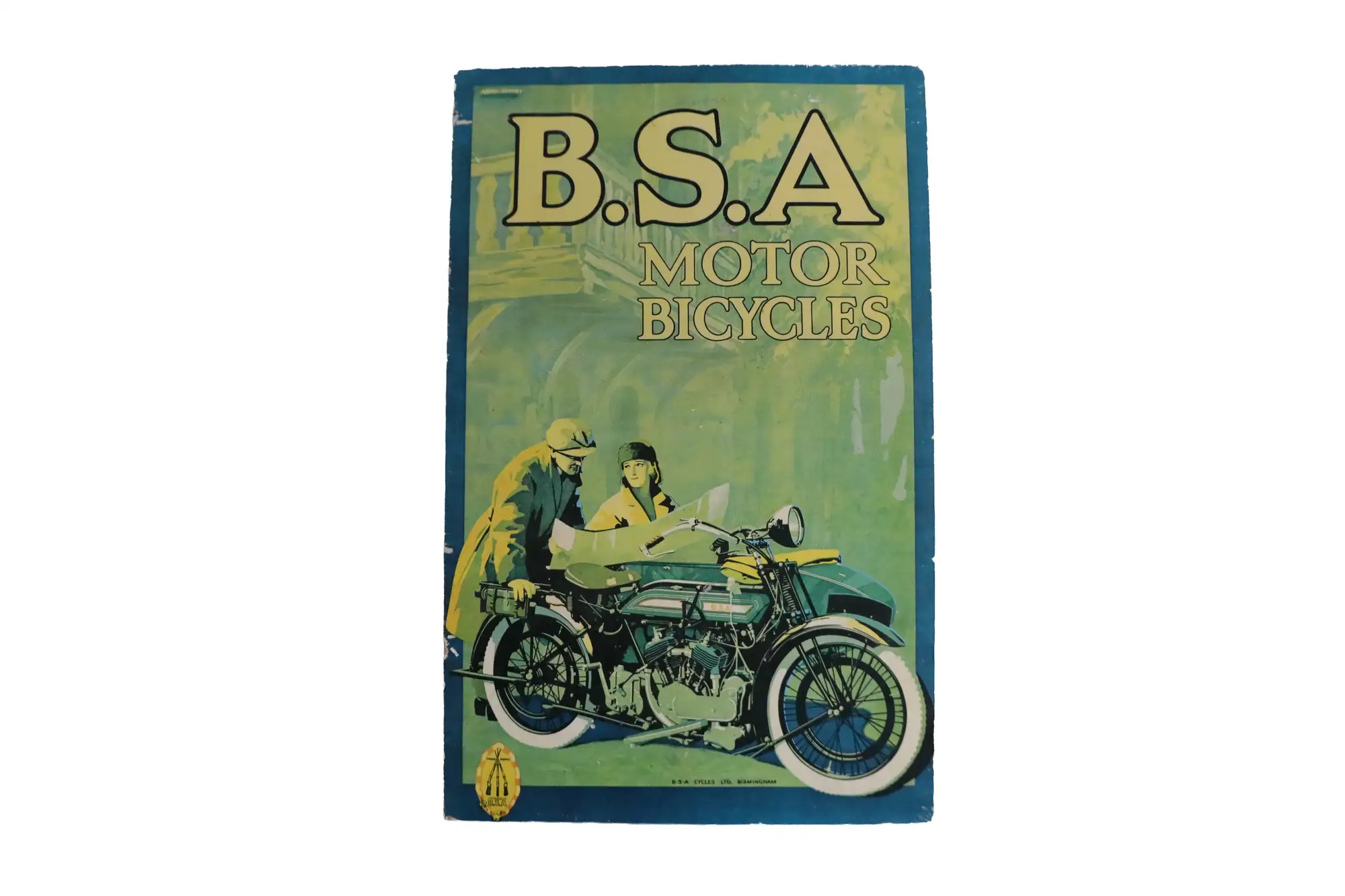 BSA Motor Bicycles On Board-For Sale