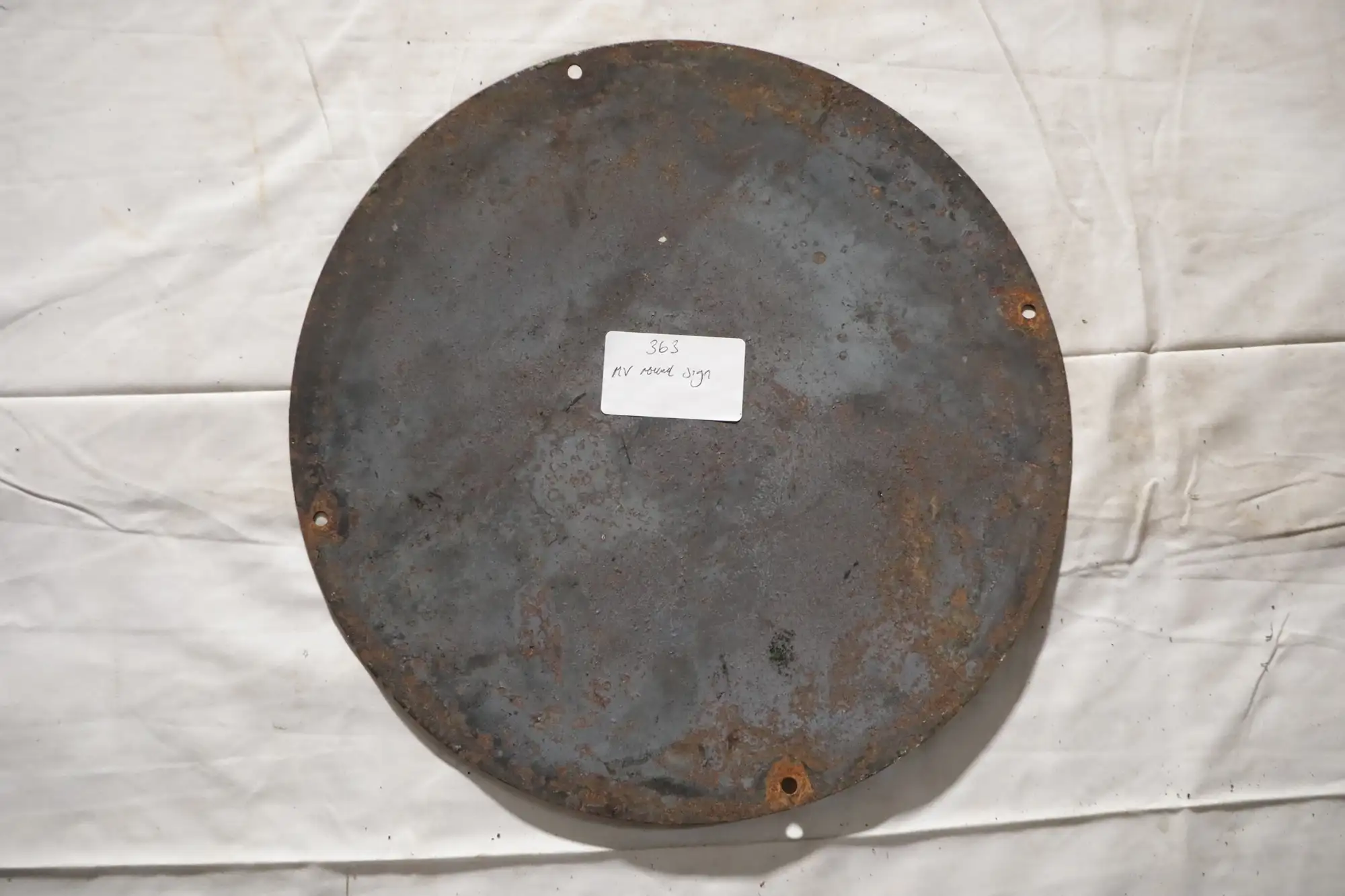 MV Round Enamel Sign-For Sale