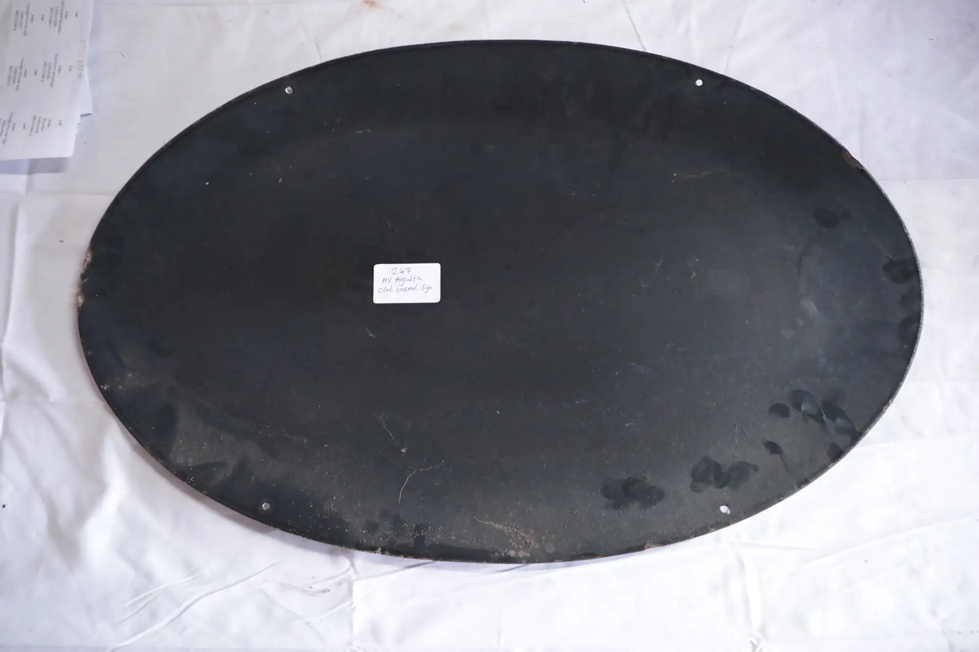 MV Agusta Oval Enamel Sign-For Sale