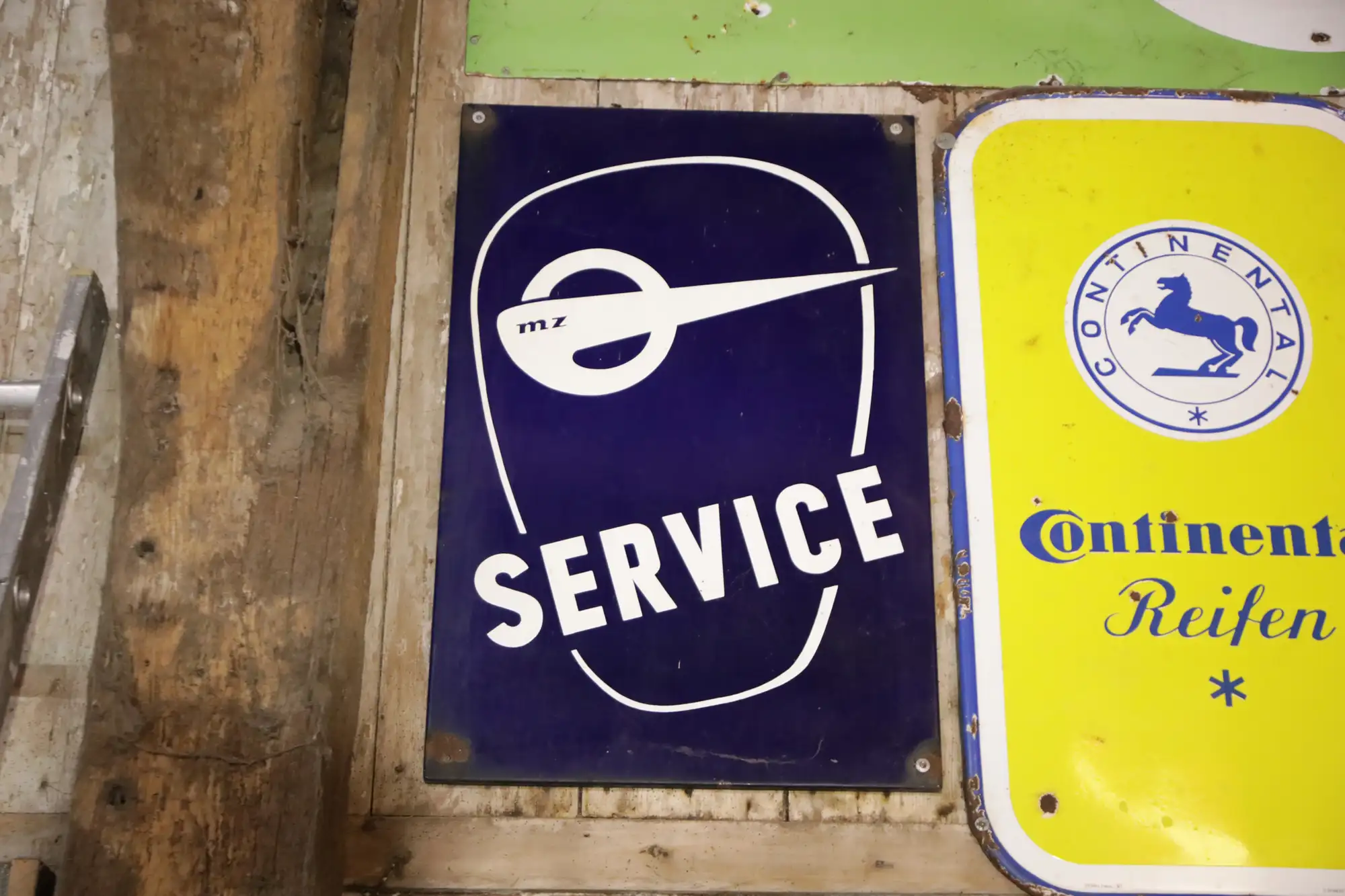 MZ Service Enamel Sign-For Sale