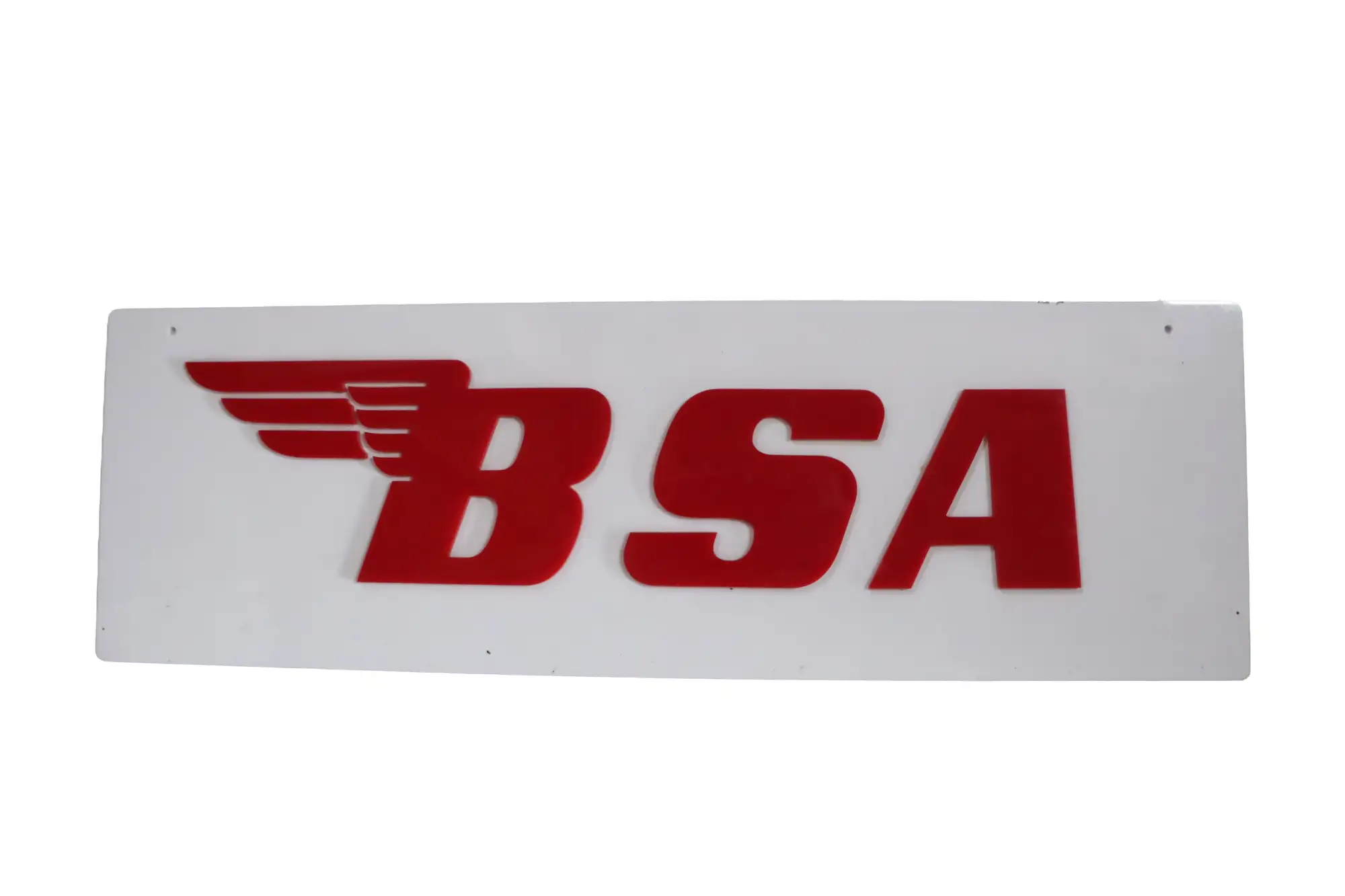 BSA Plastic Showroom Sign-For Sale