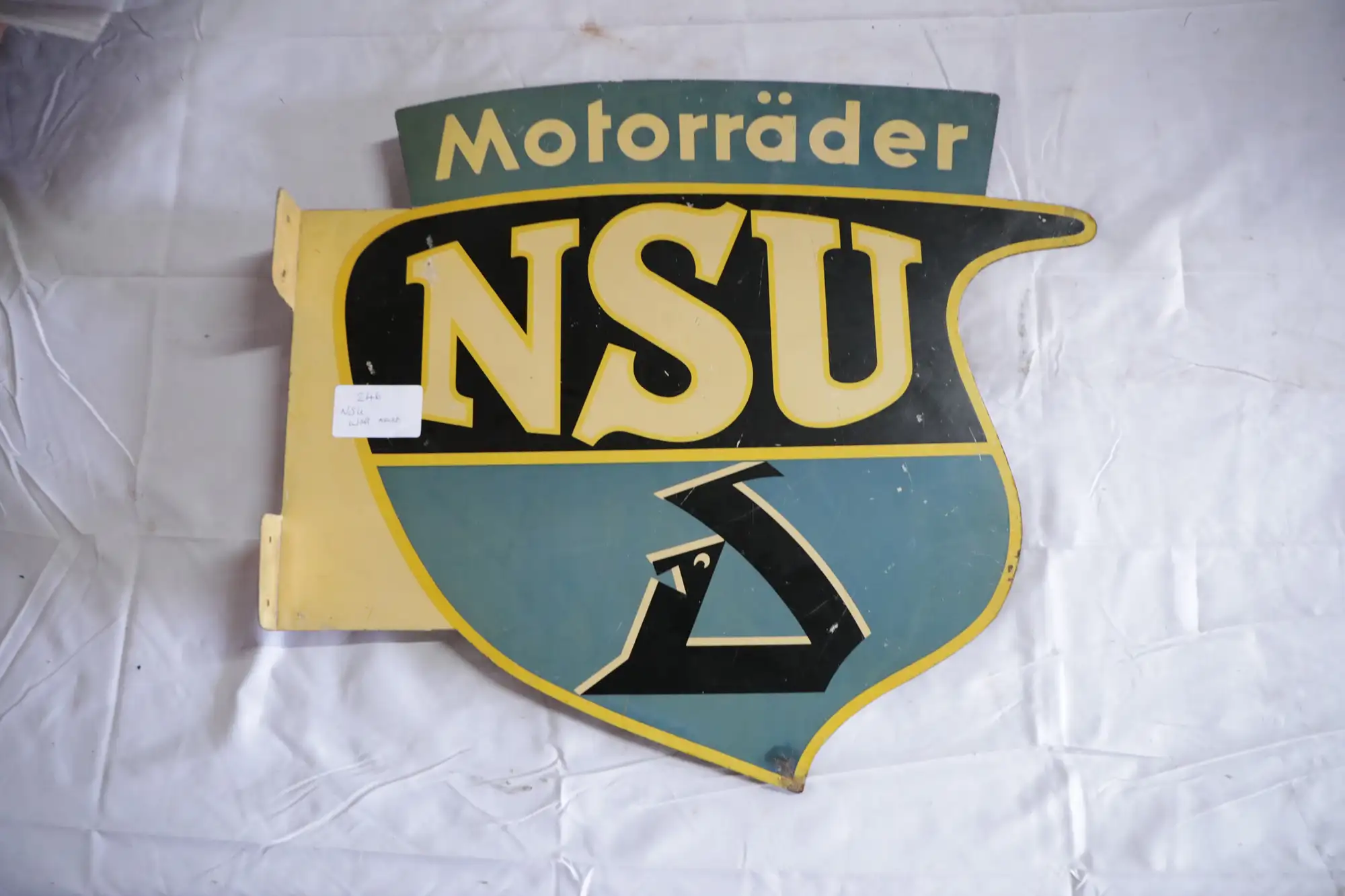 NSU Motorrader Wall Mounted Enamel Sign-For Sale