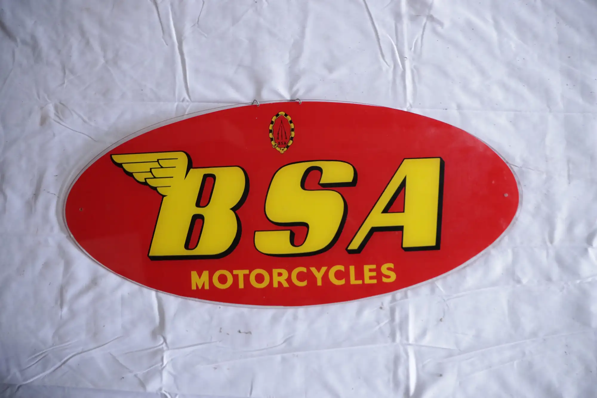 BSA Oval Plastic Showroom Sign-For Sale