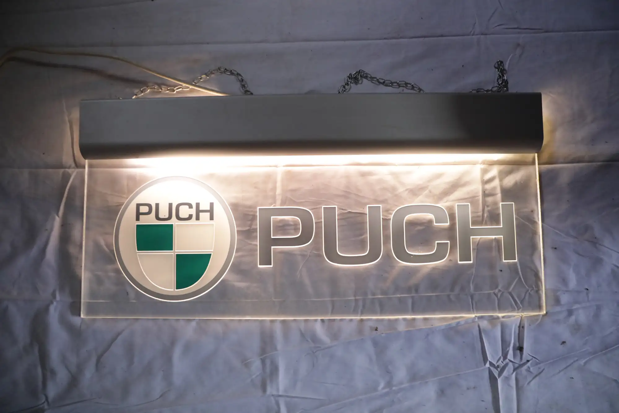 Puch Illuminated Showroom Sign-For Sale