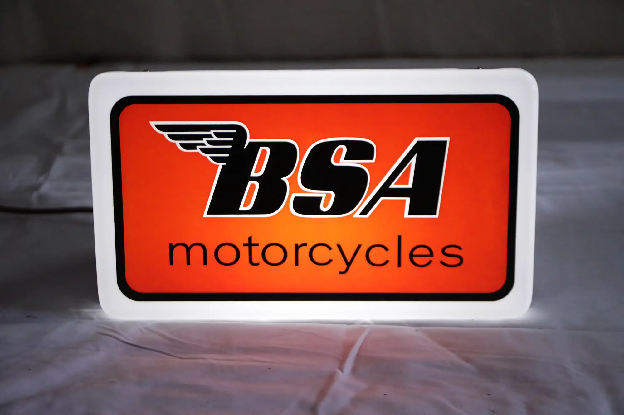 1960s BSA Illuminated Light Box Counter Sign-For Sale