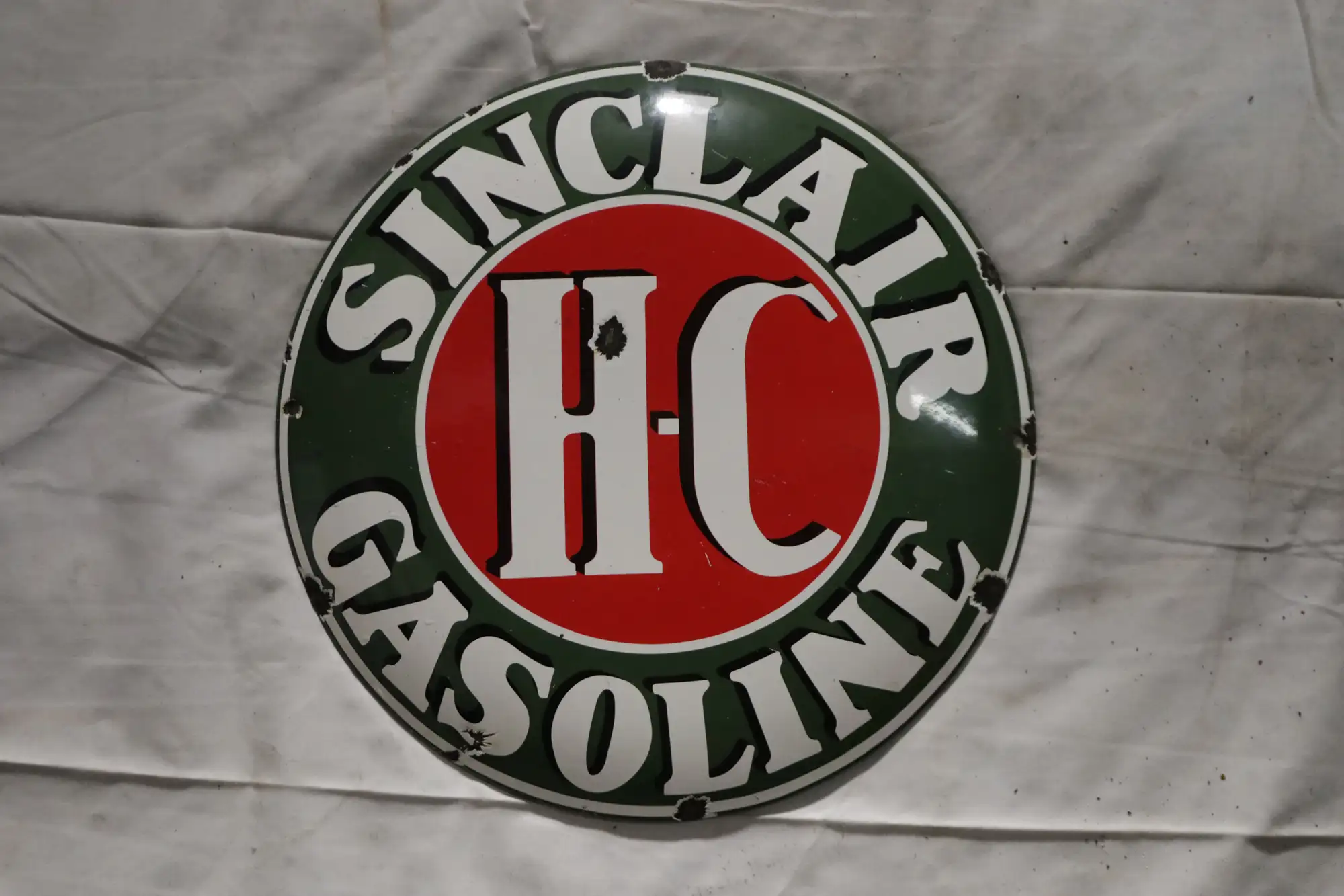 Sinclair HC Gasoline Enamel Sign-For Sale