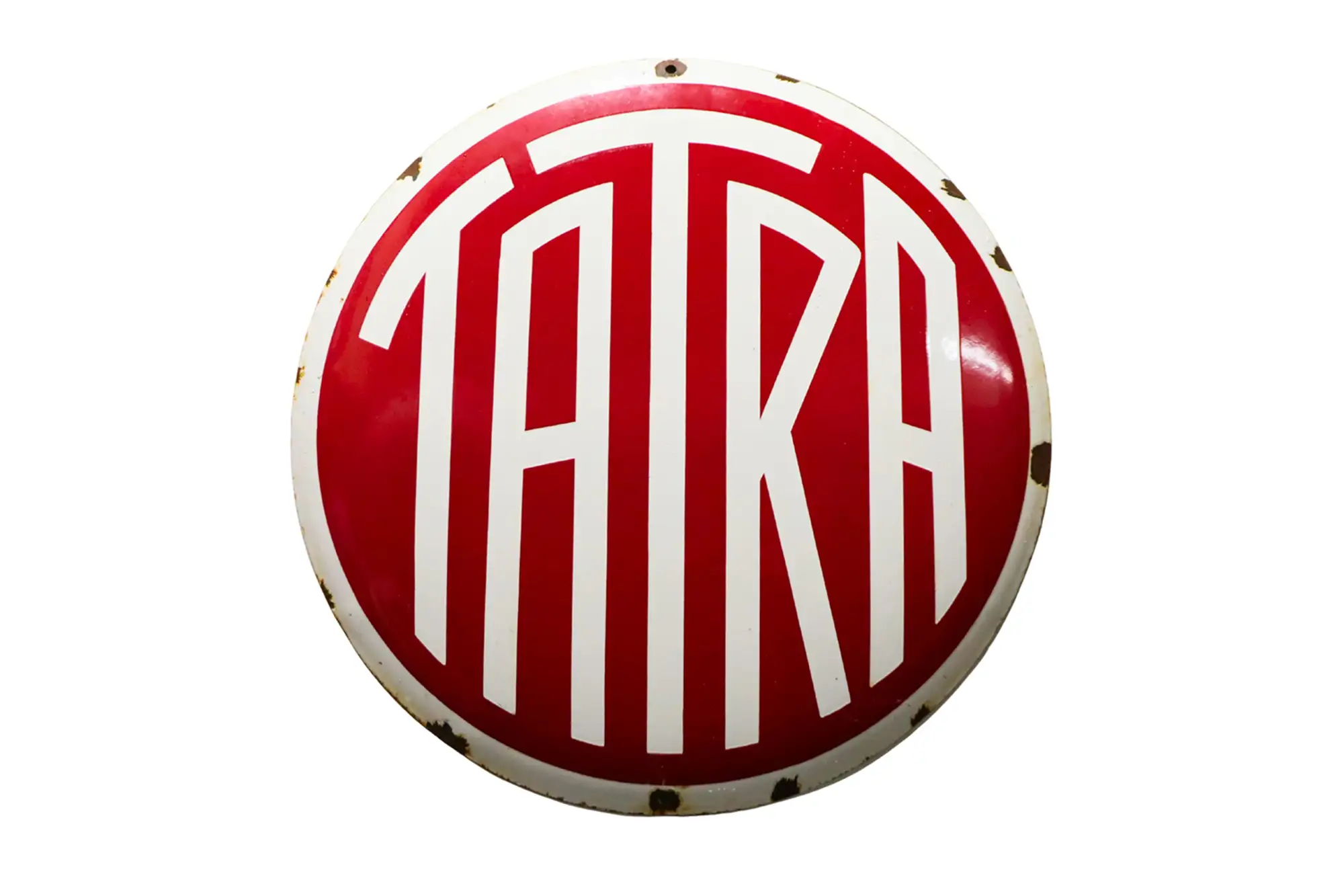 Tatra Round Enamel Sign-For Sale