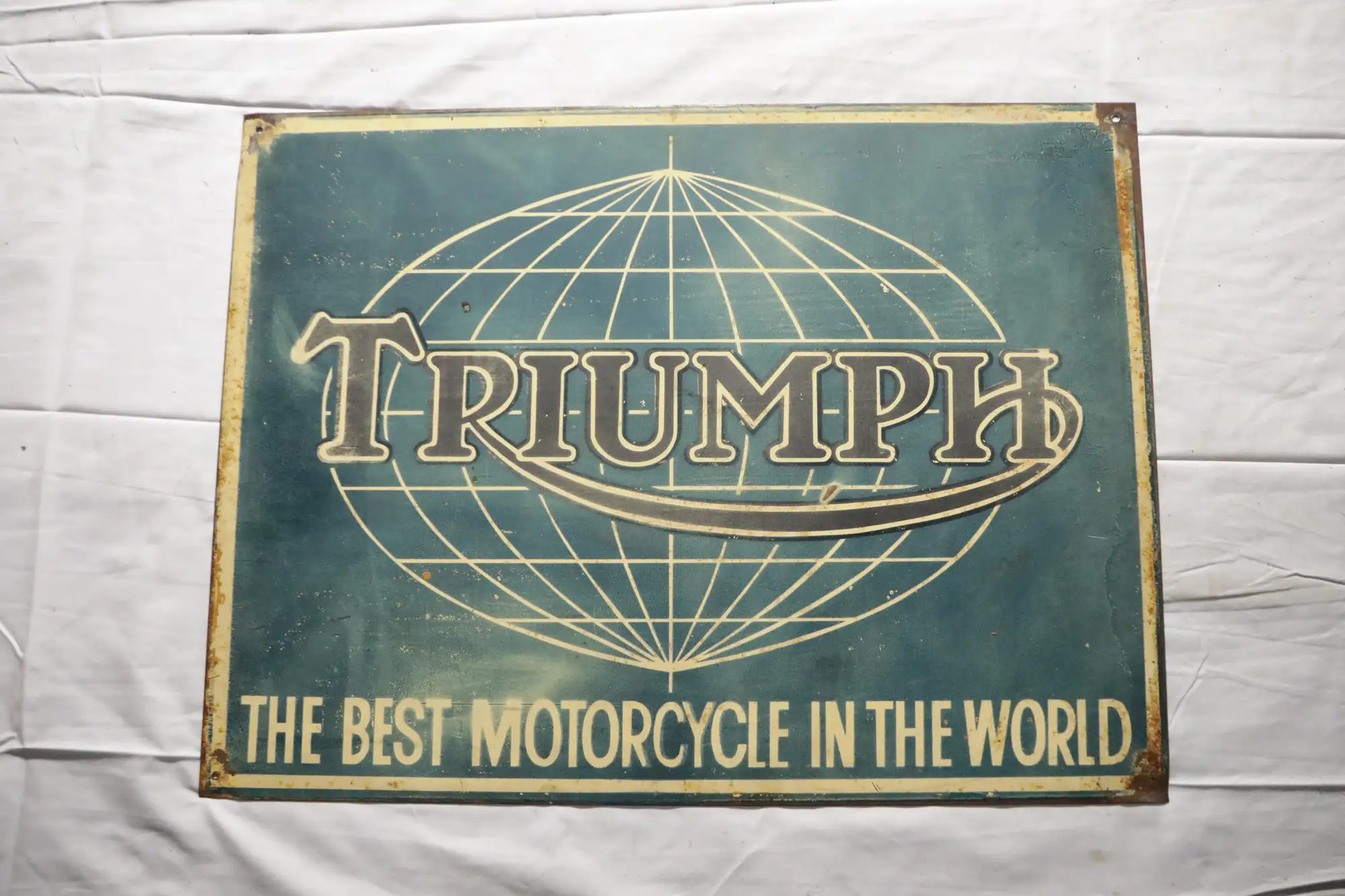 Triumph Enamel Sign-For Sale