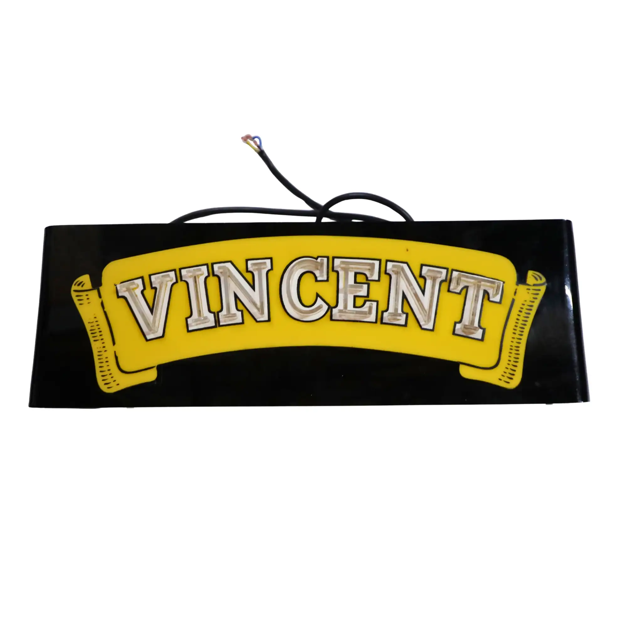 Vincent Neon Showroom Sign-For Sale