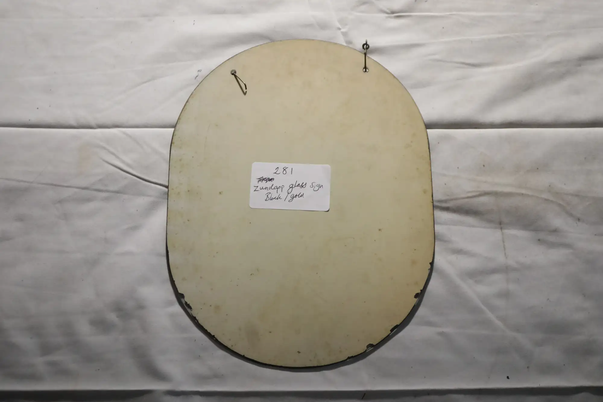 Zundapp Glass Hanging Sign-For Sale
