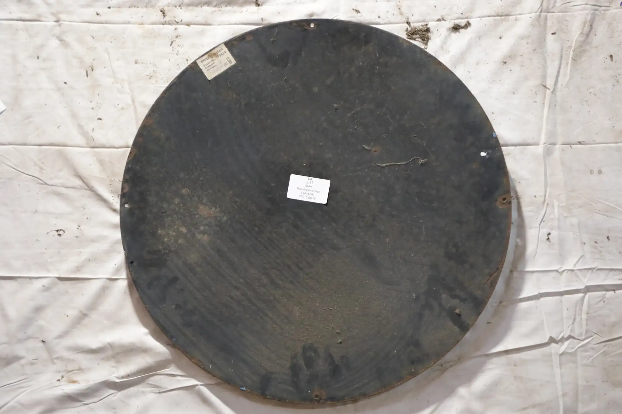 BMW Round Enamel Sign-For Sale