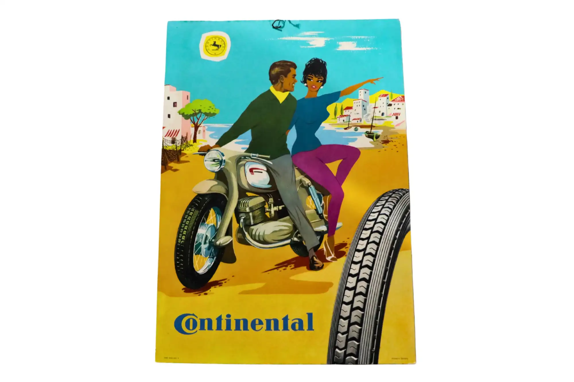 Continental Tyres Card Poster-For Sale