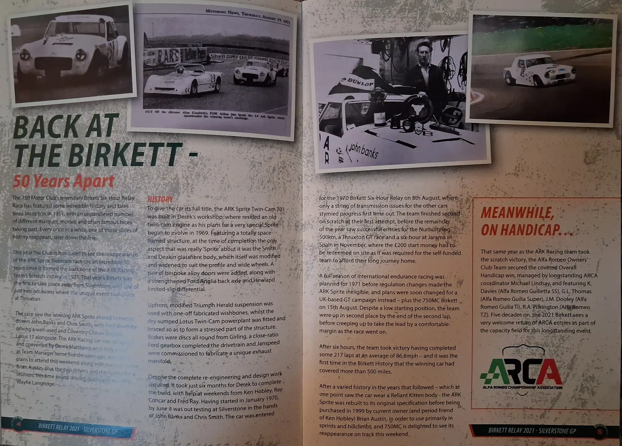 1970 ARK Sprite Twin Cam (FIA) -Sold