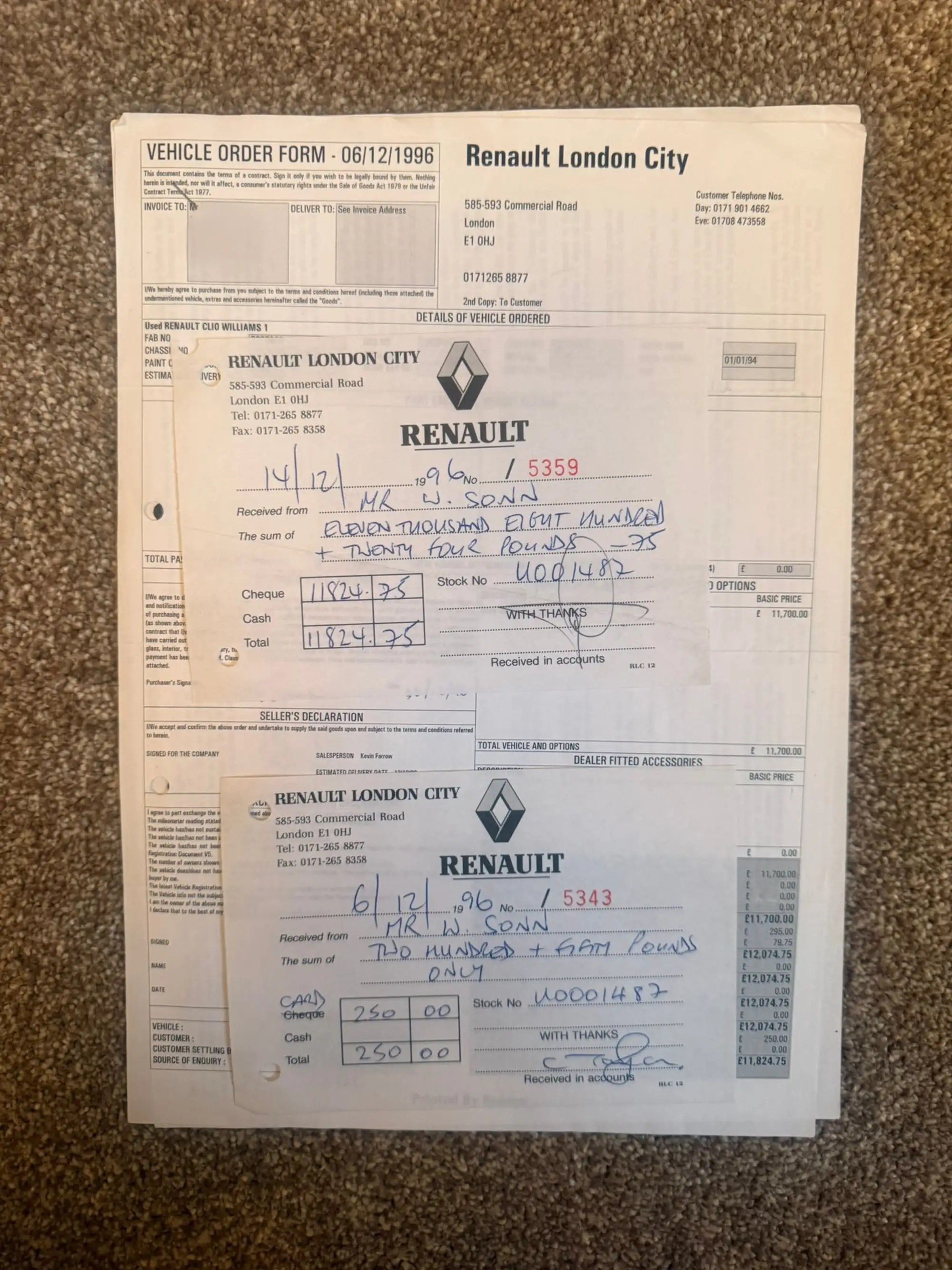 1994 Renault Clio Williams (Phase 1) #372-For Sale