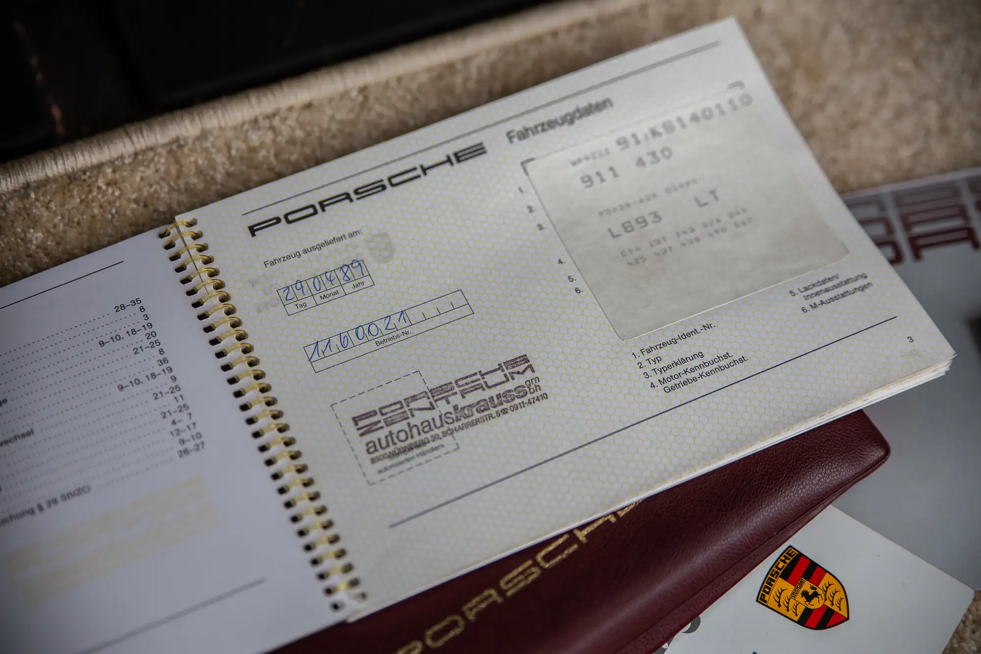 1989 Porsche 911 3.2 (G50) Targa - single-ownership from new-For Sale