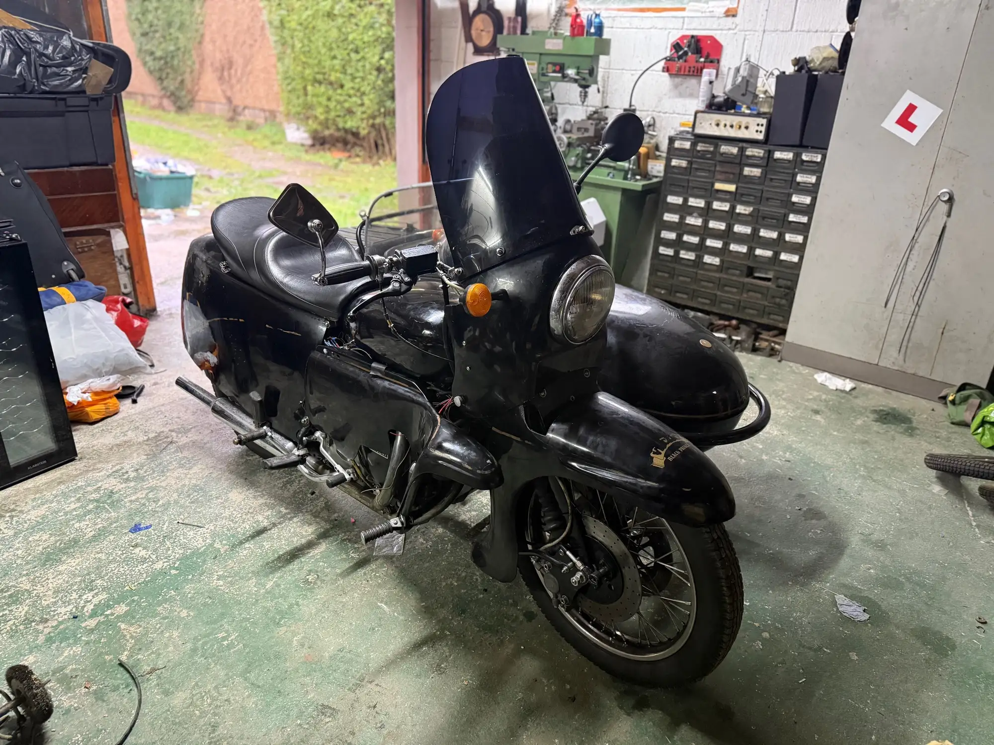 1950 Vincent Series D Black Prince combination 998cc-For Sale