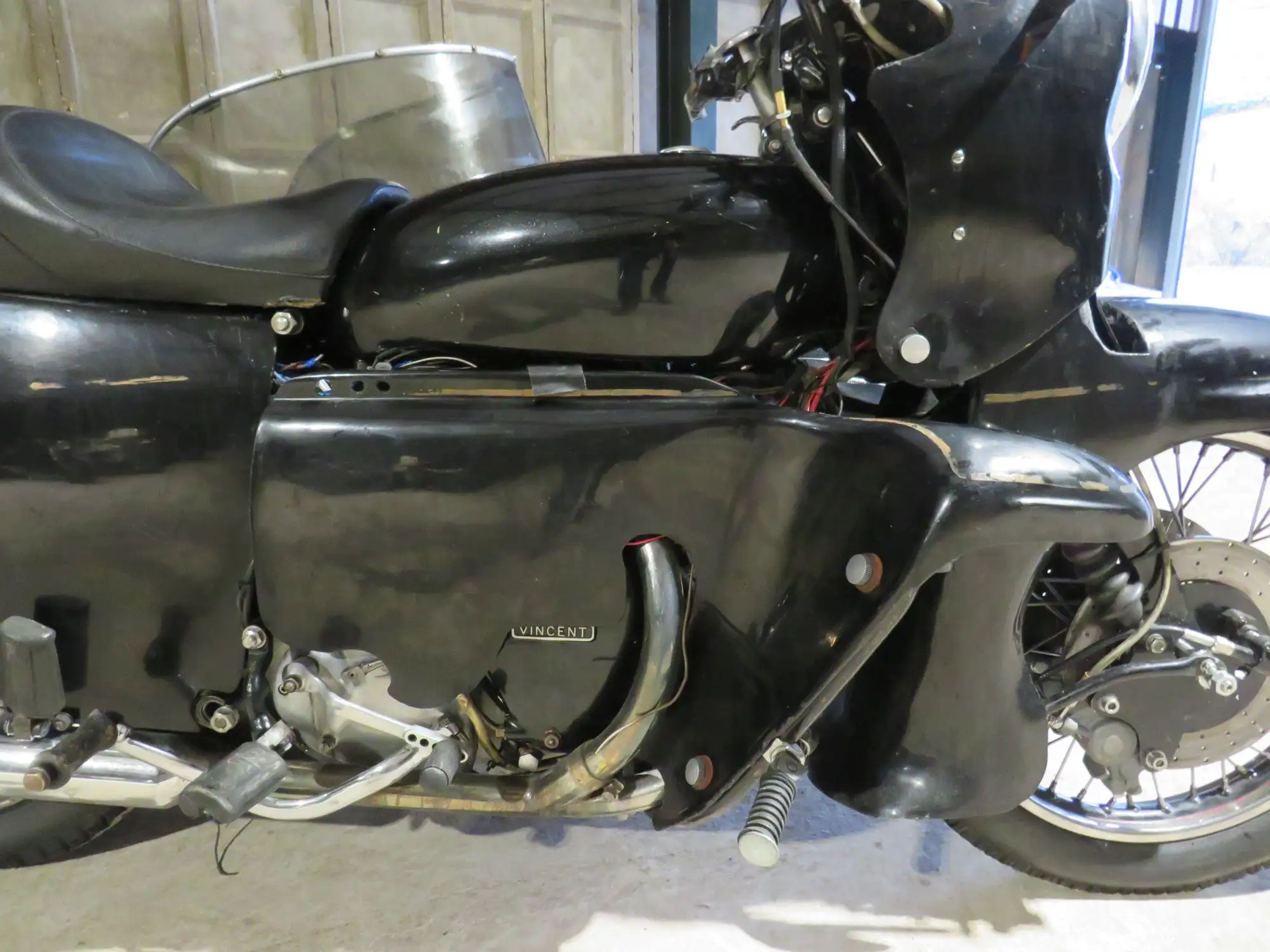 1950 Vincent Series D Black Prince combination 998cc-For Sale