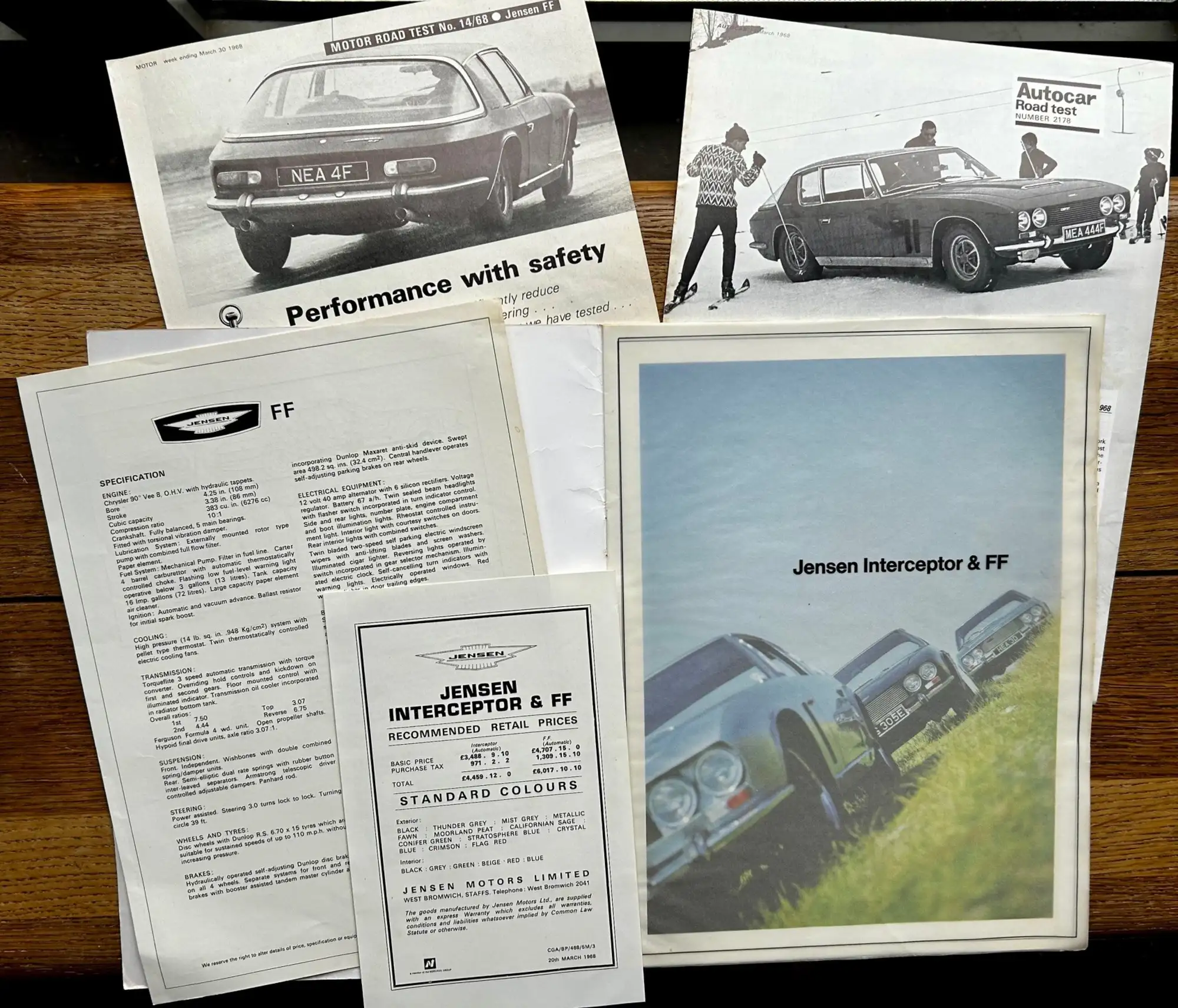 1969 Jensen Mk1 FF - singular ownership / barn-find-For Sale