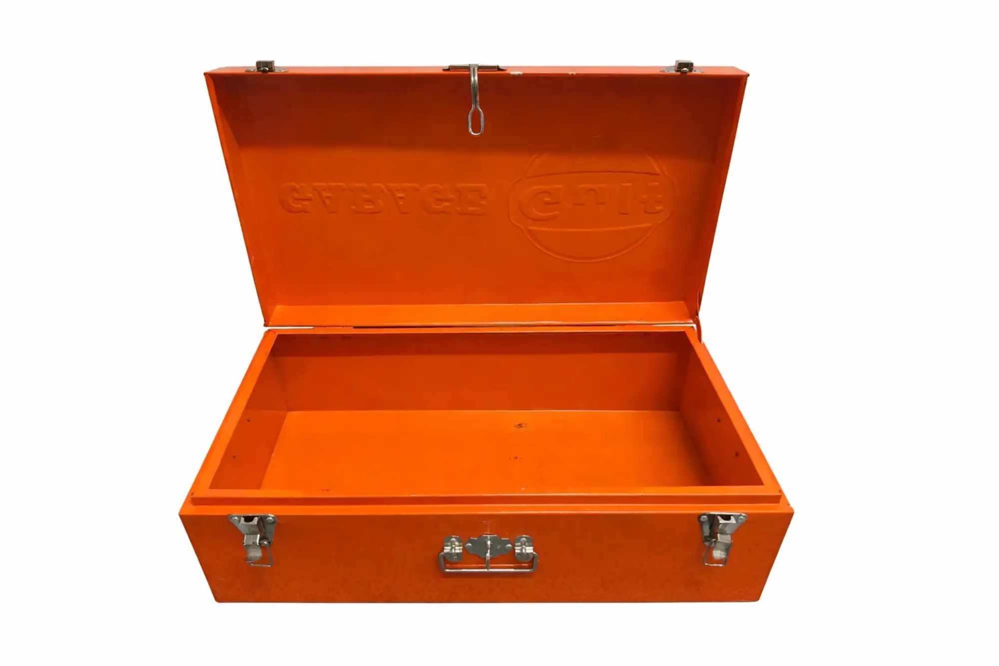 Modern 'Gulf' Replica Pressed Steel Trunk-For Sale