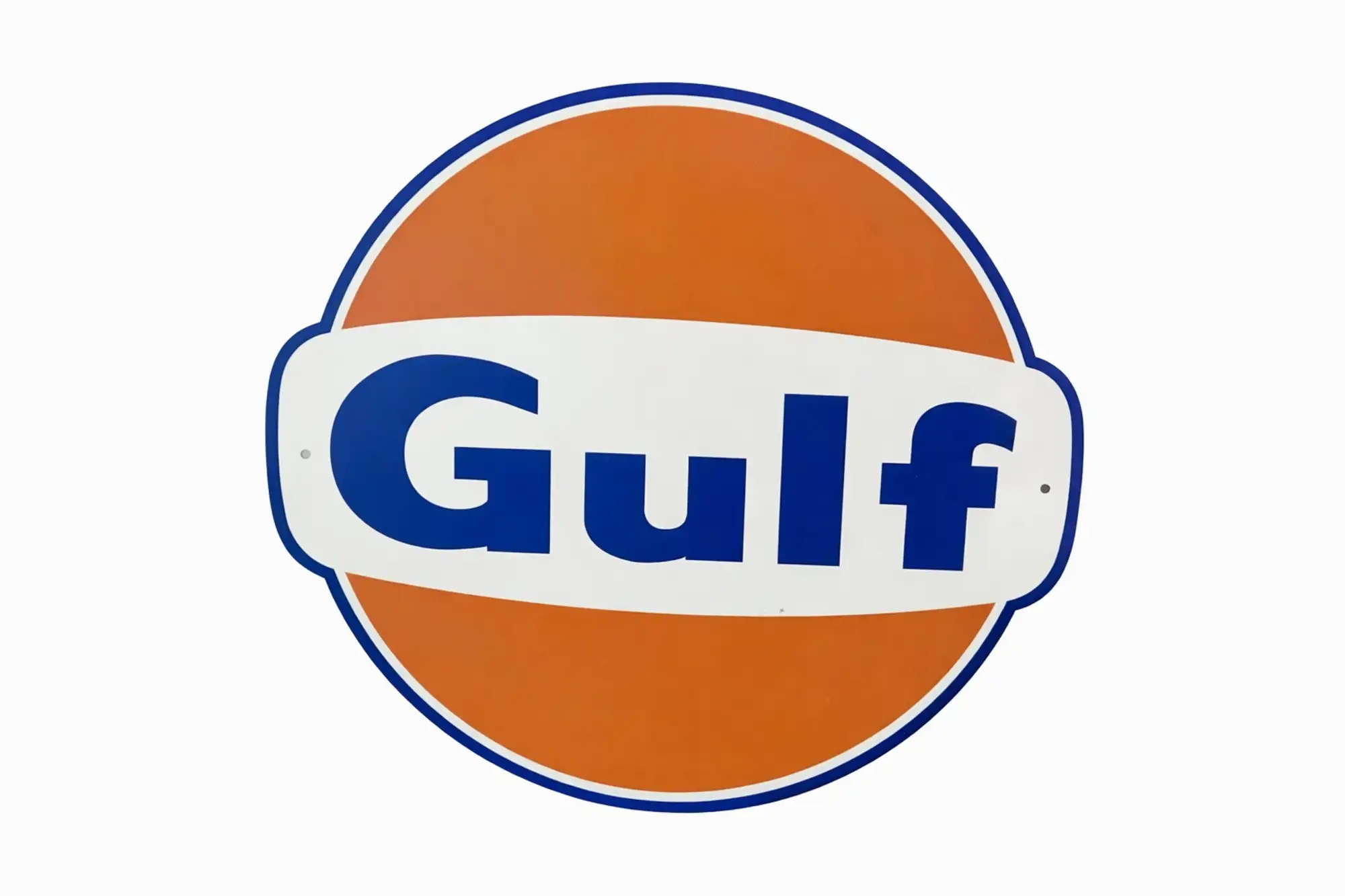 A Replica 'Gulf' Metal Sign-For Sale