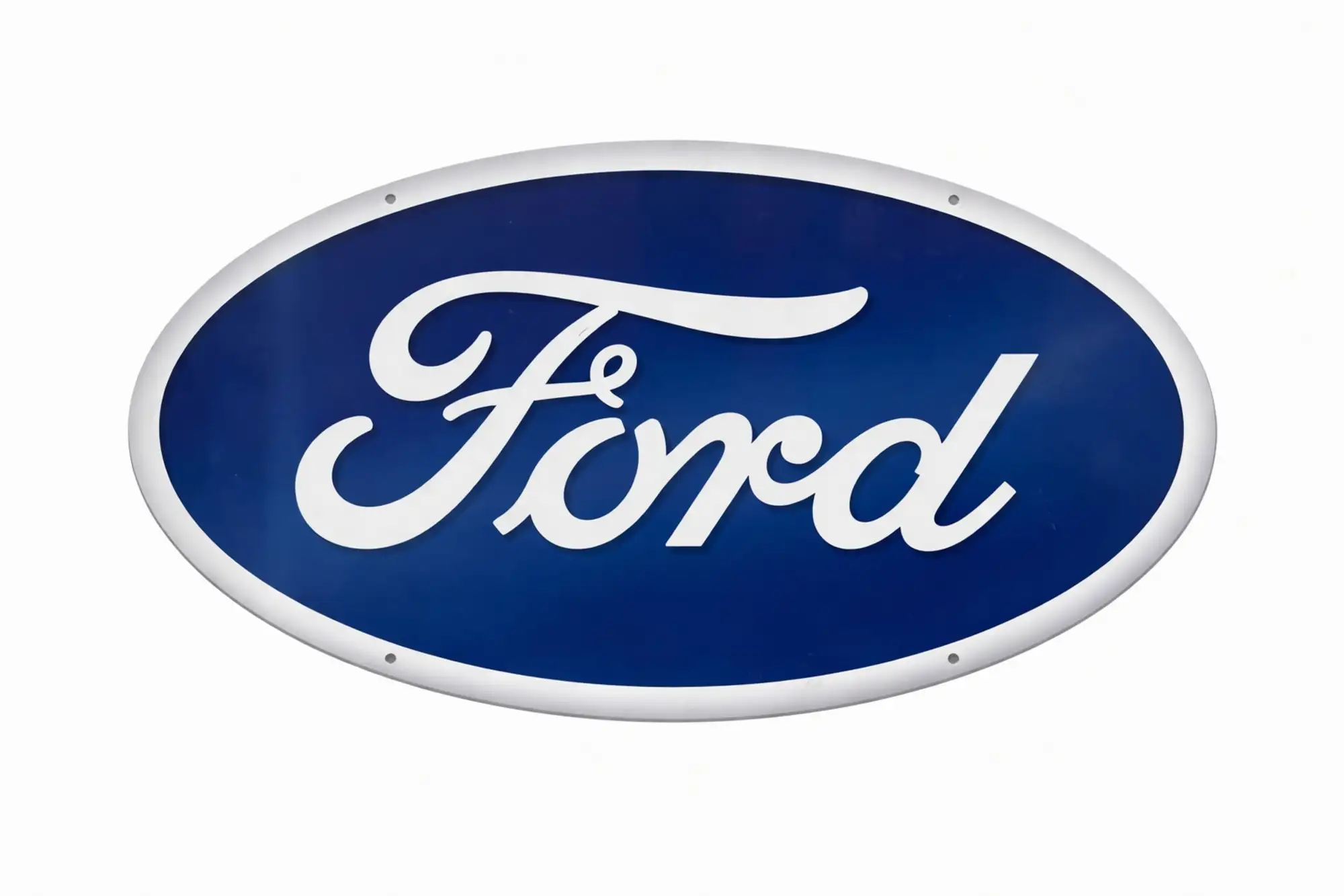 A Replica 'Ford' Oval Metal Sign-For Sale