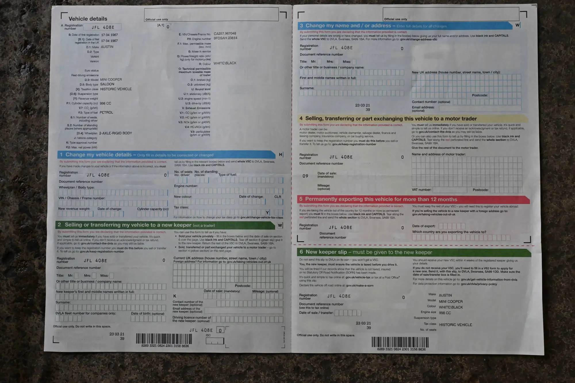 1967 Austin Mini Cooper-For Sale