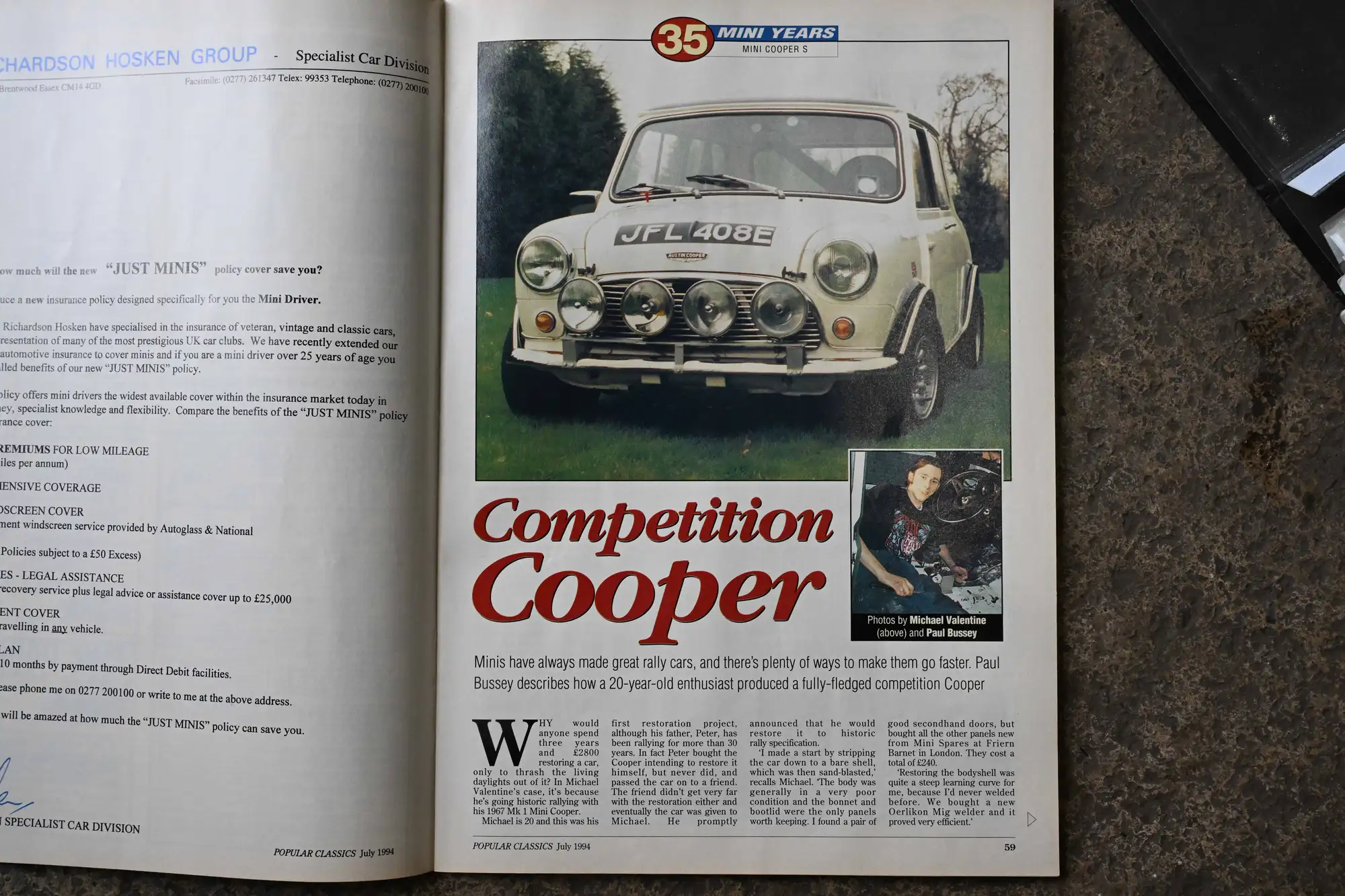 1967 Austin Mini Cooper-For Sale