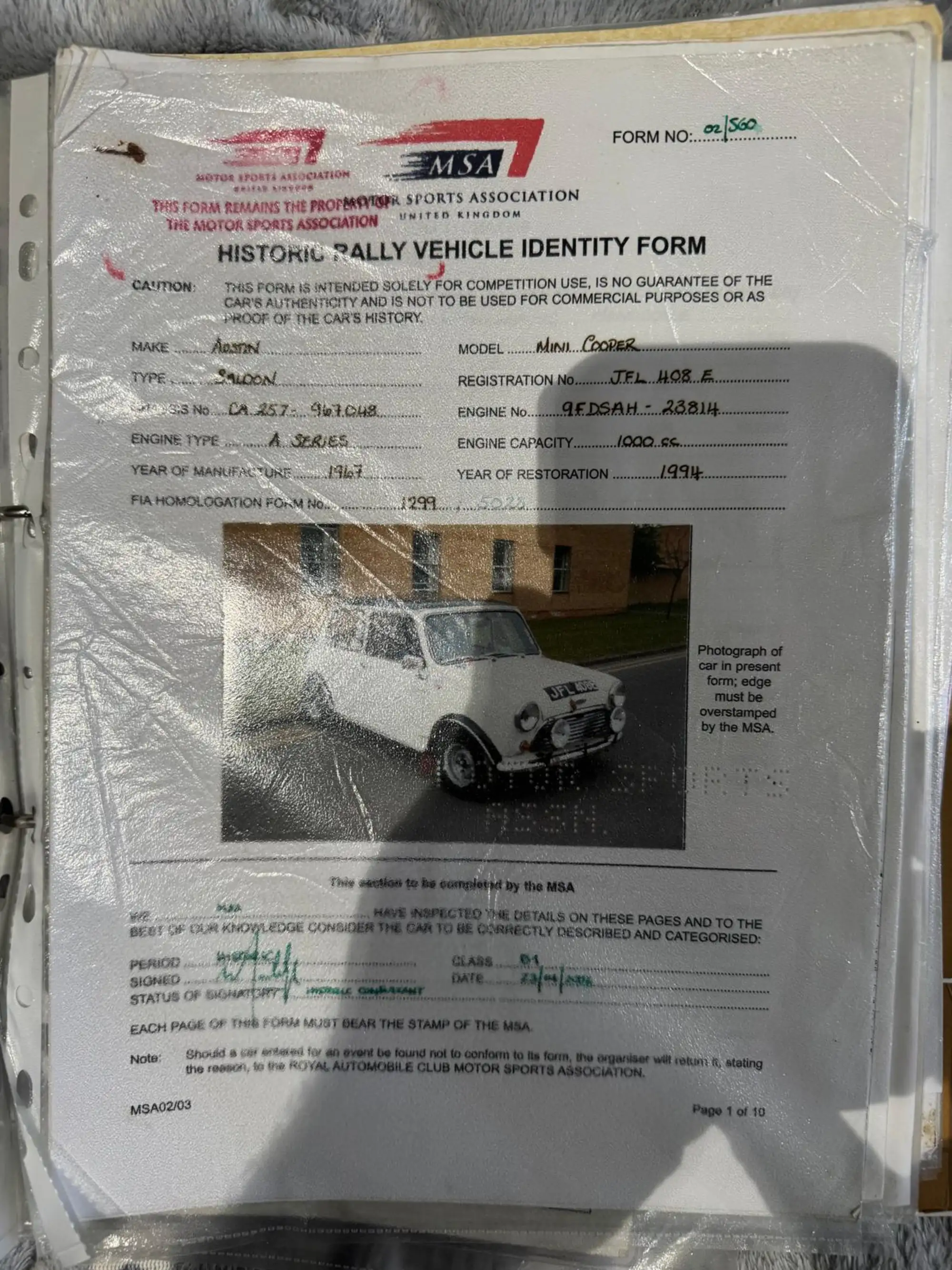 1967 Austin Mini Cooper-For Sale