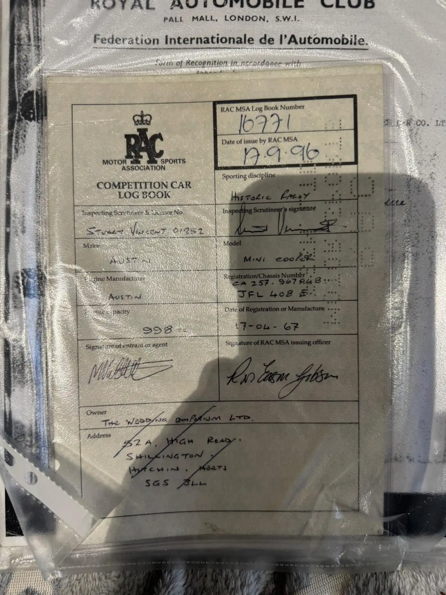 1967 Austin Mini Cooper-For Sale